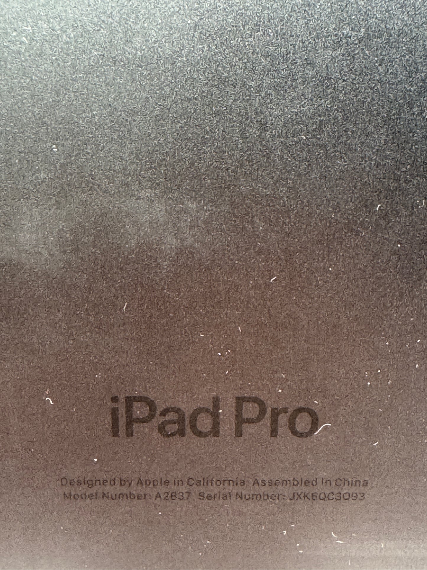 Unlocked Apple iPad Pro 11" M4 256GB A2837 MVW3LL/A Space Black Battery Health 99%