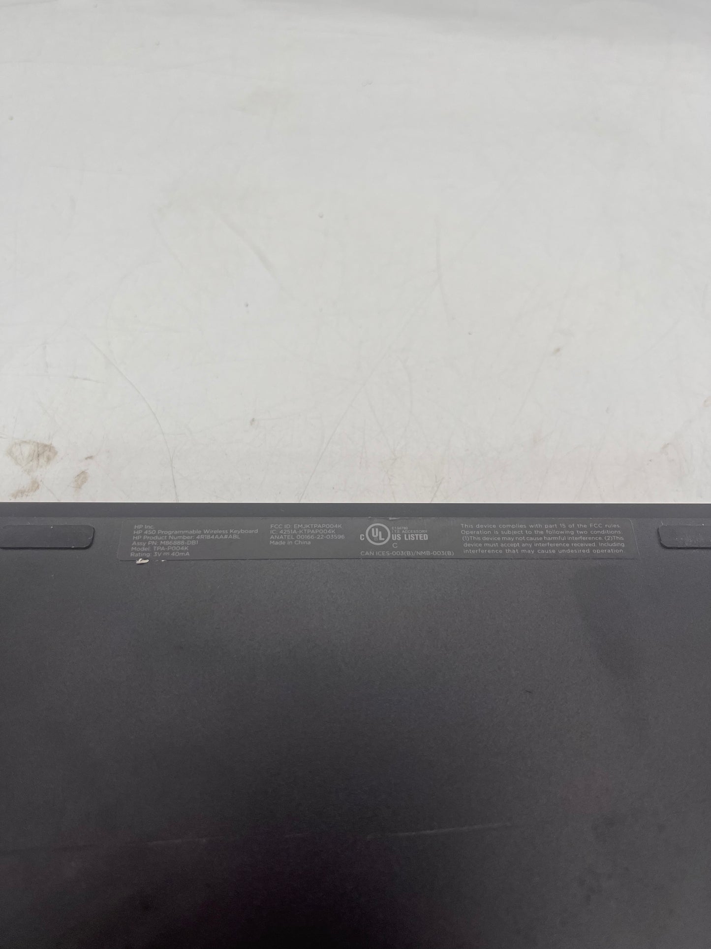 HP 455 Programmable Wireless Keyboard Black
