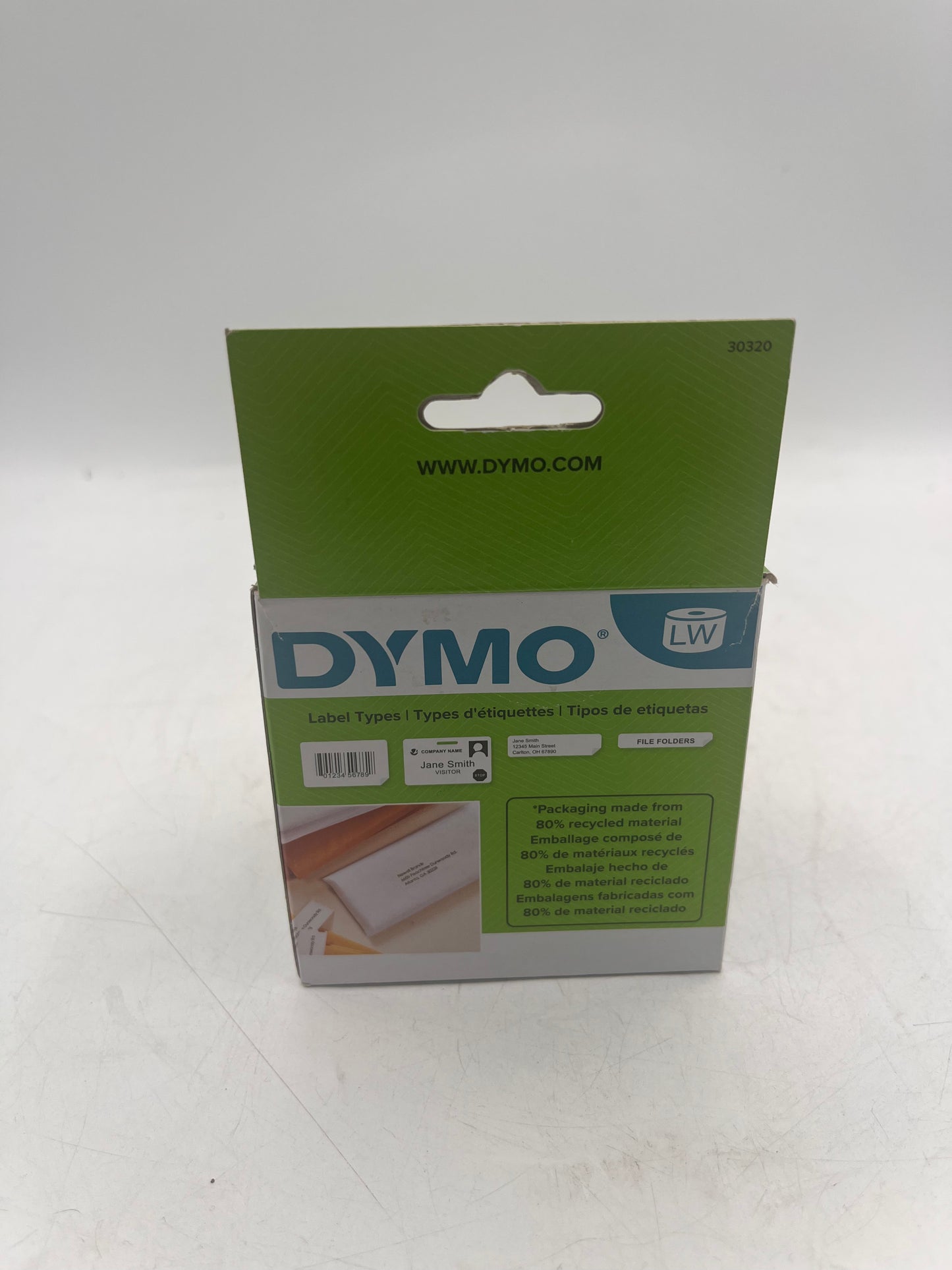 DYMO Authentic LabelWriter Mailing Address Labels 30320, Black, New In Box