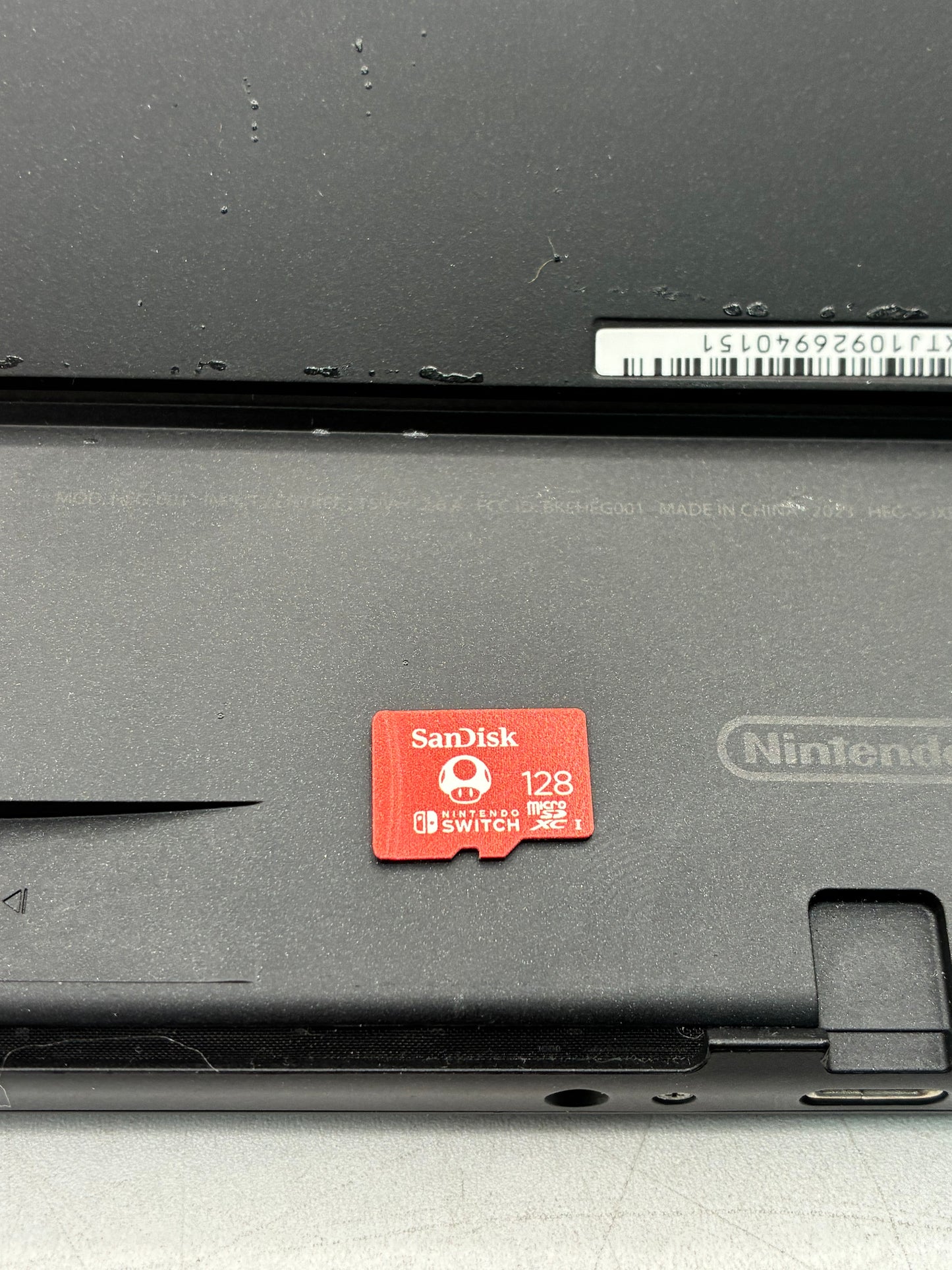Nintendo Switch OLED Video Game Console HEG-001 Black with 128GB SD Card & Joycons