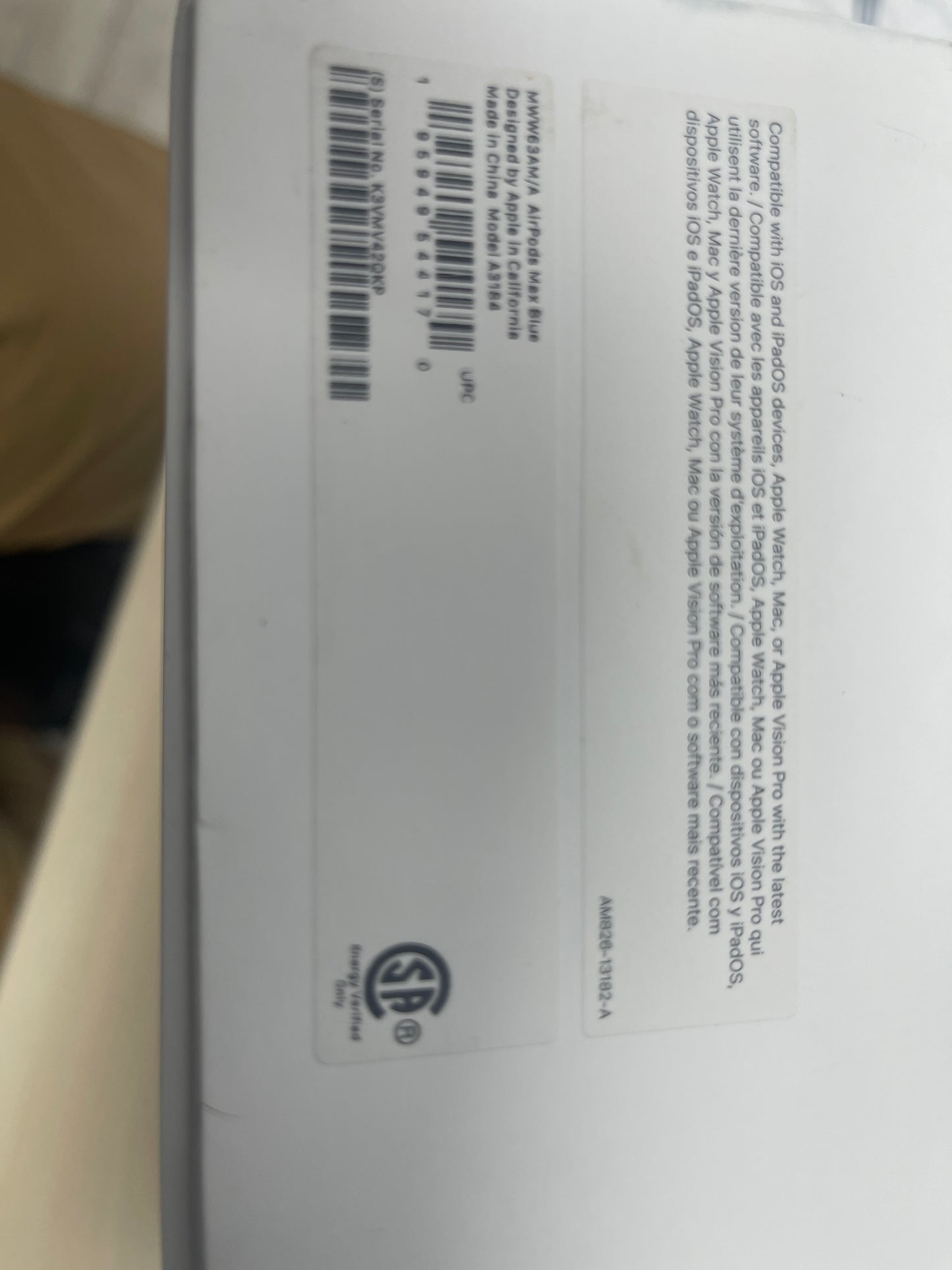 Apple AirPods Max Wireless Over-Ear Headphones Space Gray A2096