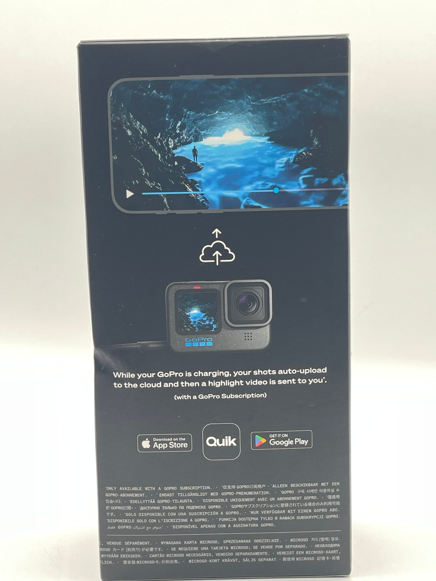 GoPro HERO 12 Black Waterproof Action Camera with 5.3K60 Ultra HD Video, 27MP