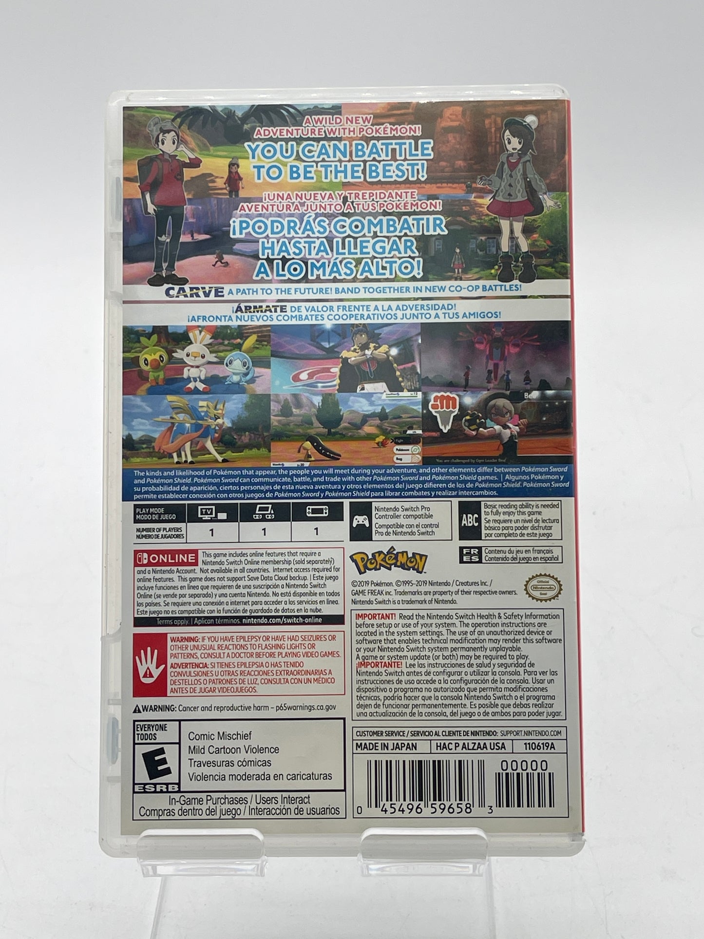 Pokémon Sword - Nintendo Switch - Complete In Box- Free Shipping