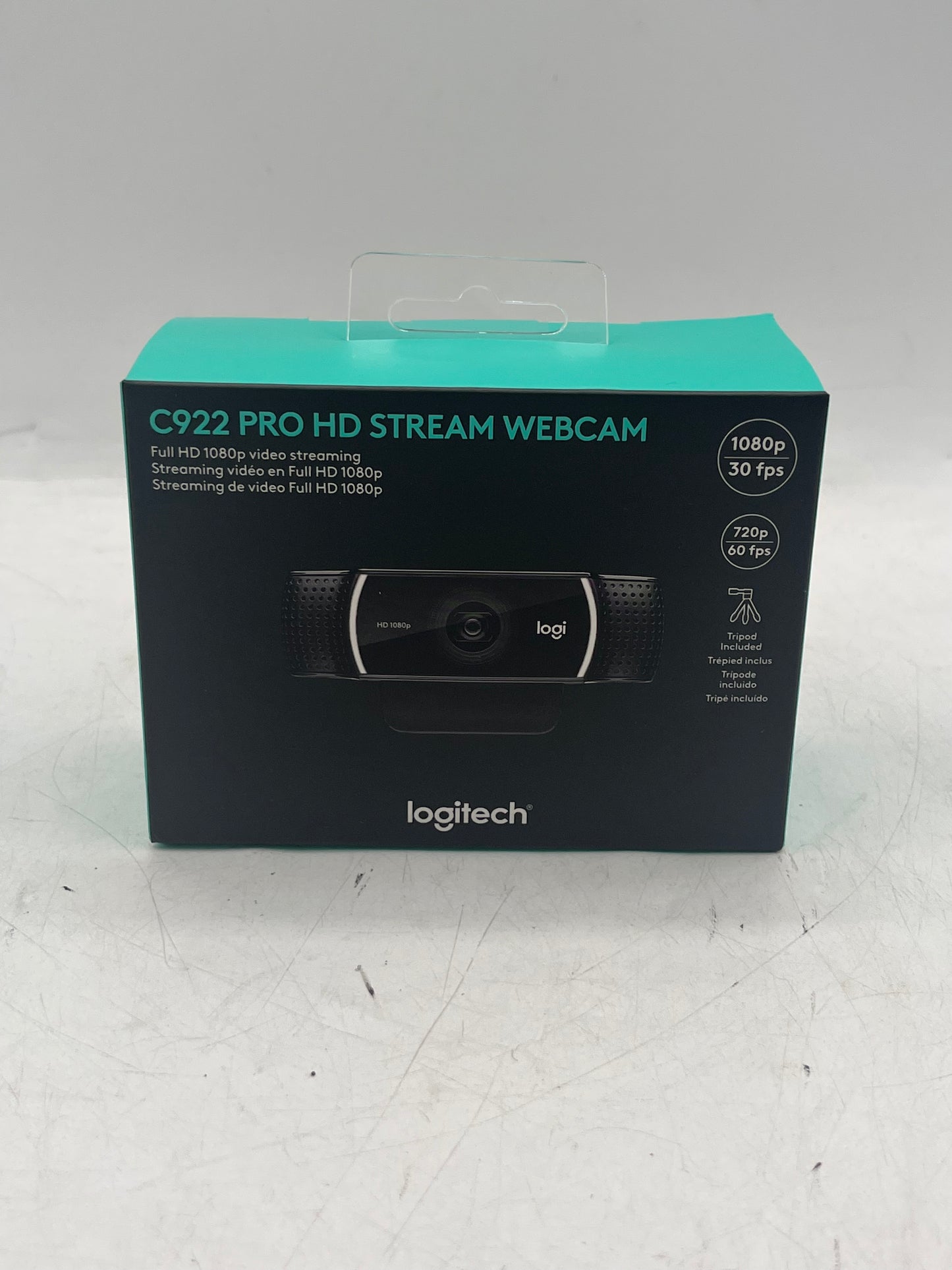 Logitech C922 Pro HD Stream Webcam 1090p 30fps with Tripod