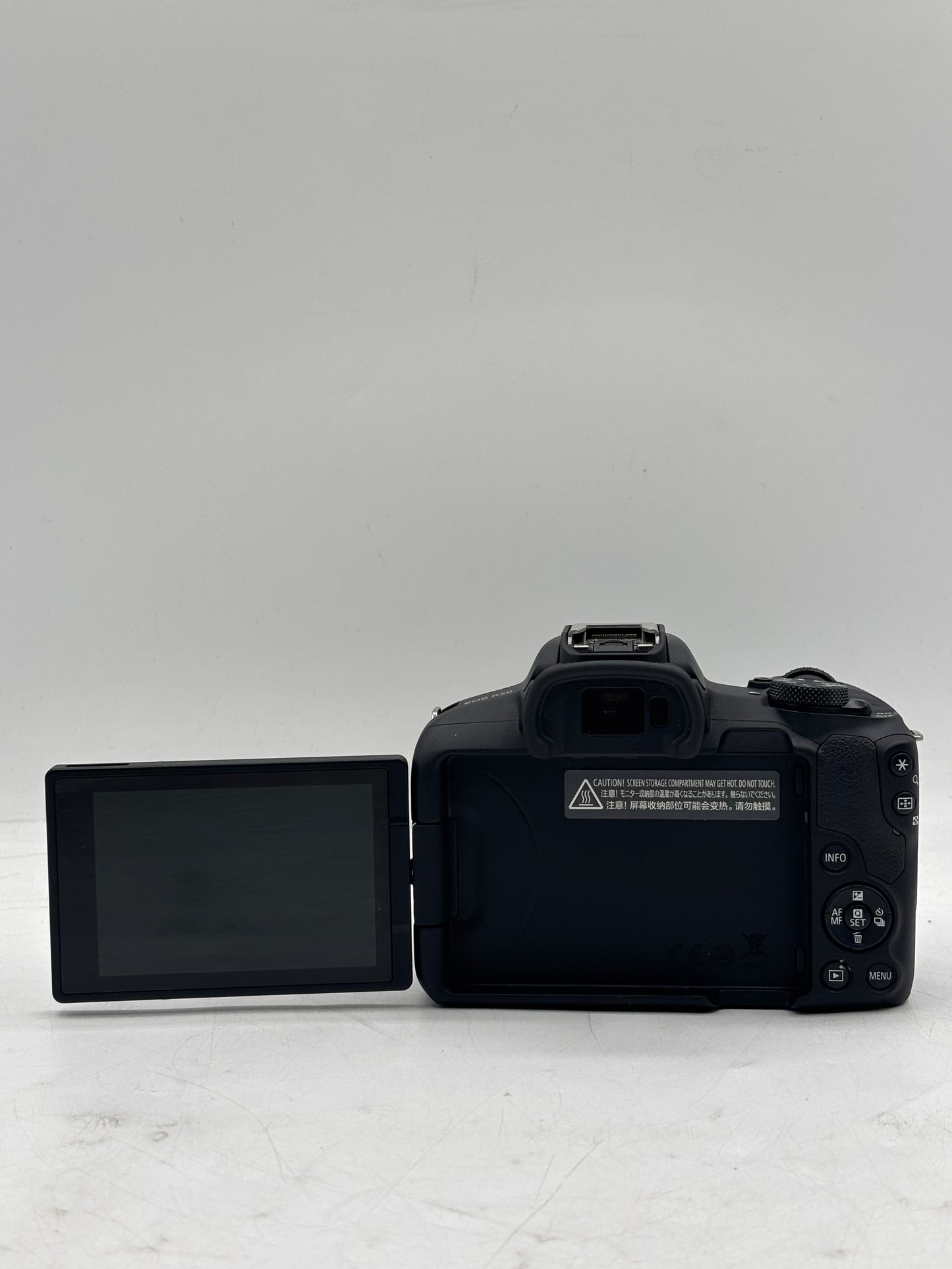 Canon EOS R50 Mirrorless Camera + RF-S 18-45mm Lens 24.2MP Tested NO BATTERY