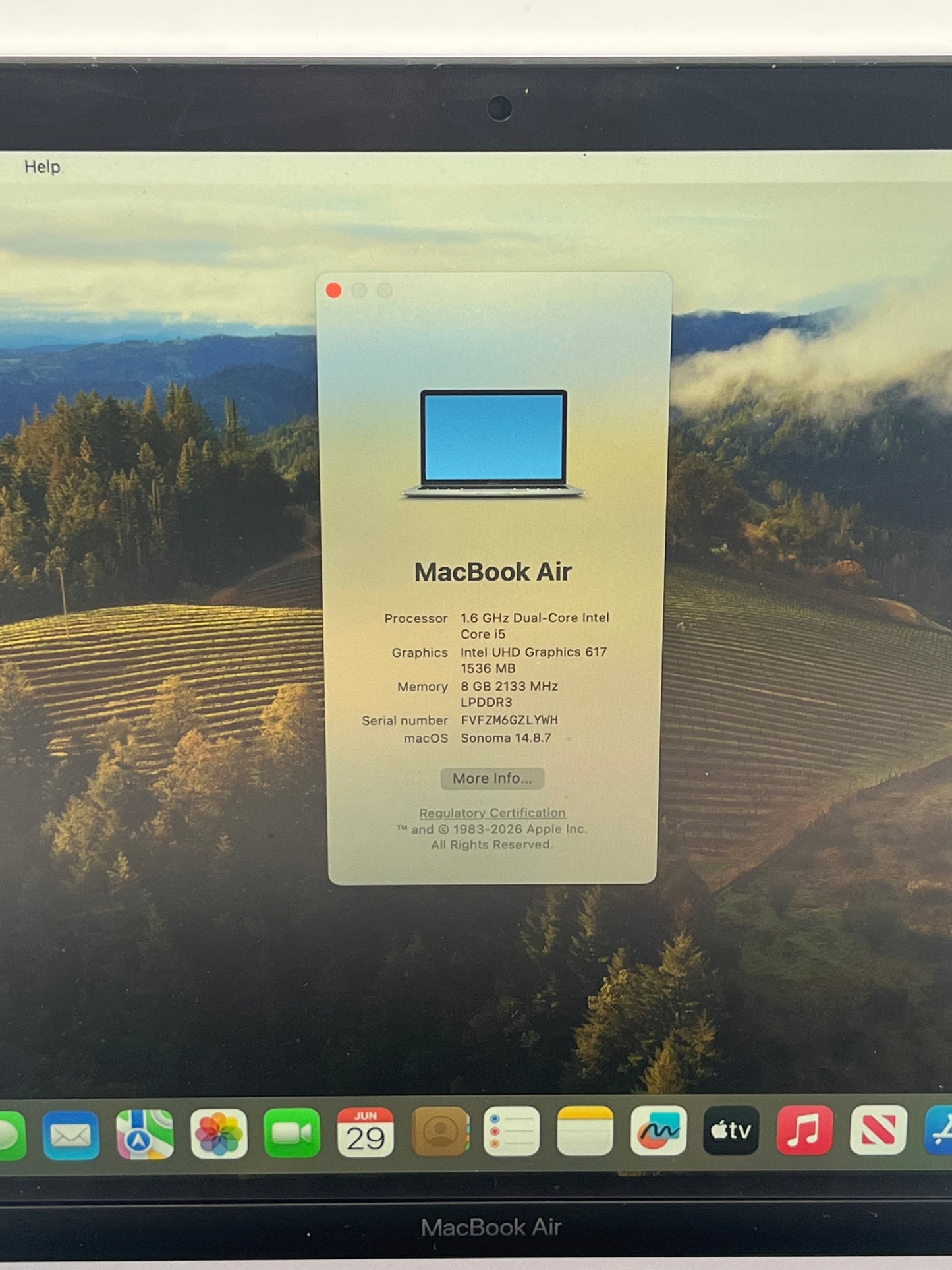Apple MacBook Air 13" A1932 2019 Core i5 8GB 256GB Space Gray