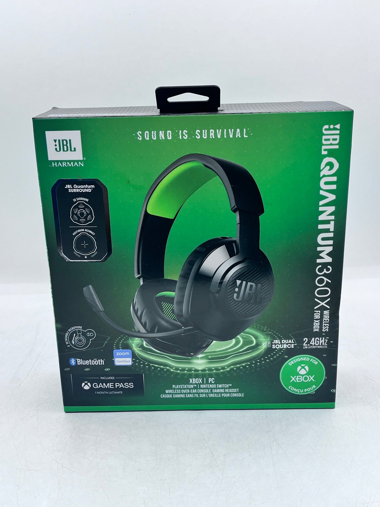 JBL Quantum 360X Wireless Headphones for Xbox - New In Box - Black