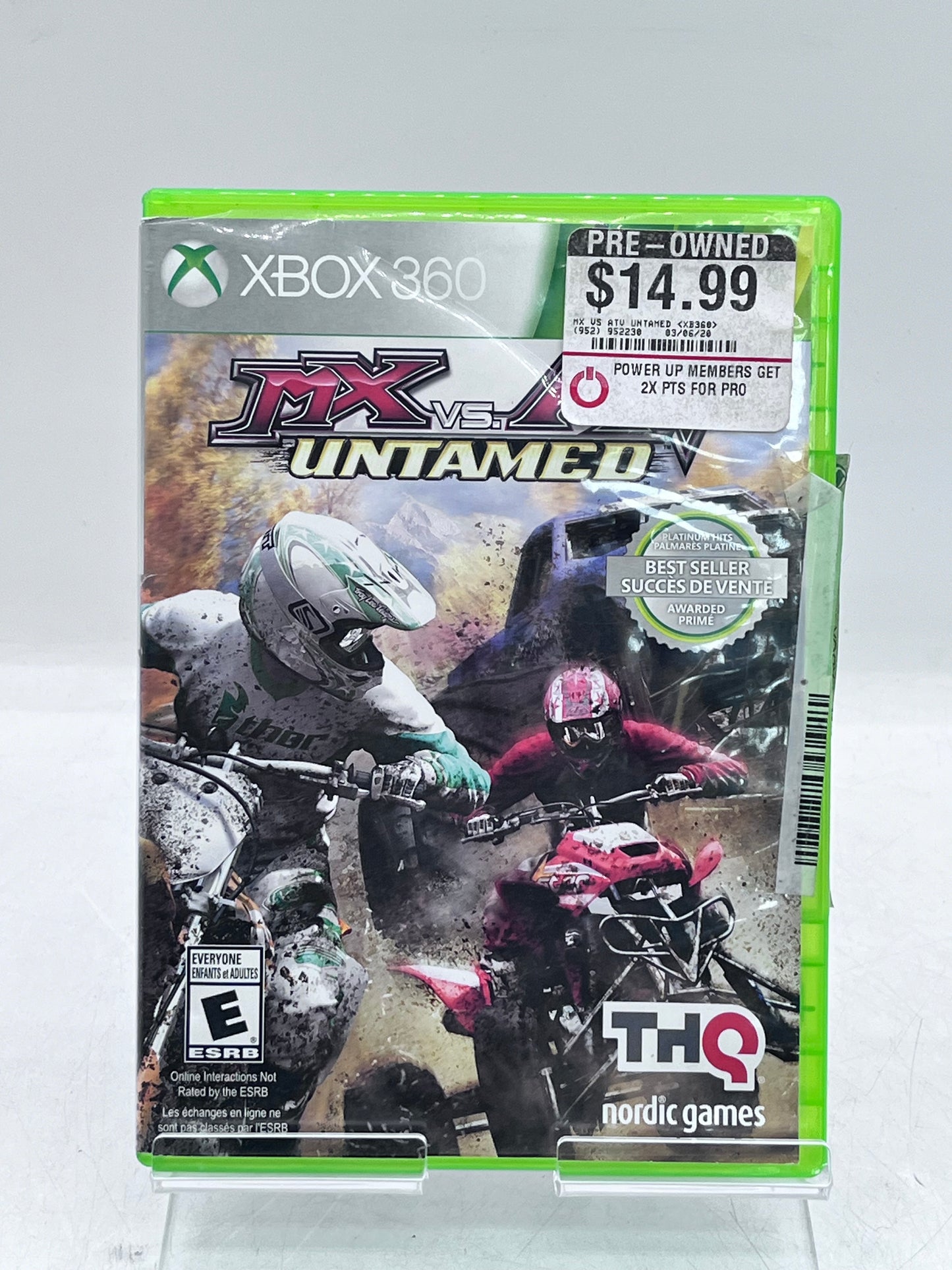 MX vs ATV Untamed [Platinum Hits] Xbox 360 Video Game