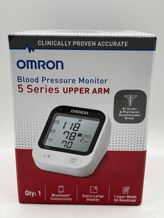 Omron Blood Pressure Monitor 5 Series Upper Arm BP7255, NEW (FREE SHIPPING)