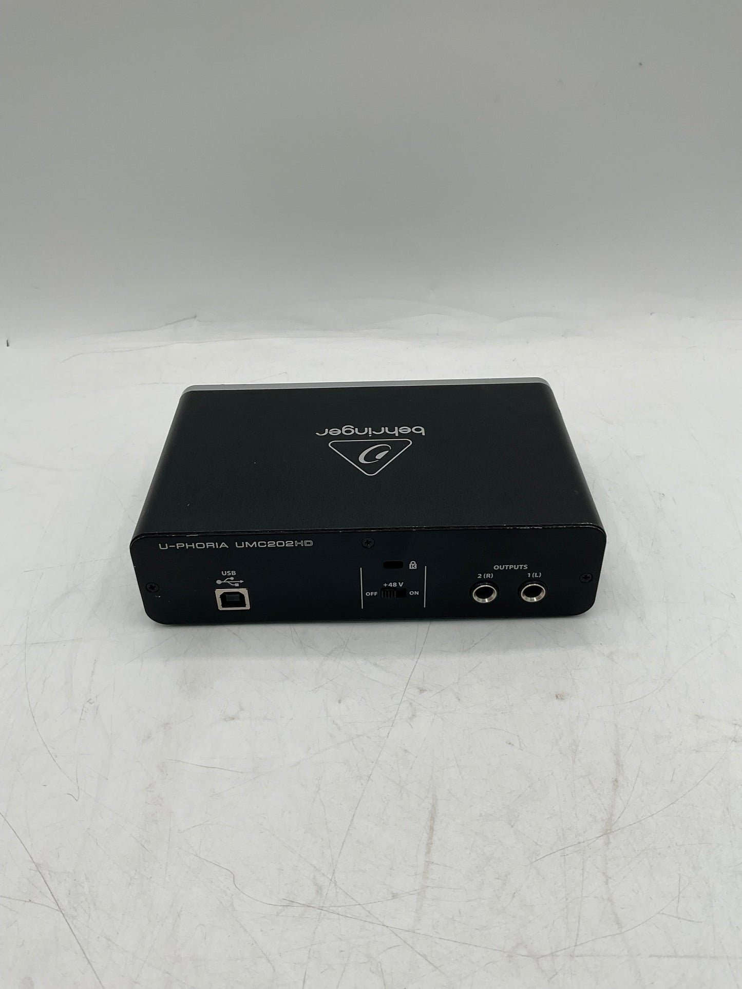 BEHINGER U-Phoria UMC202HD USB Audio Interface 2x2 24-Bit 192kHz Black