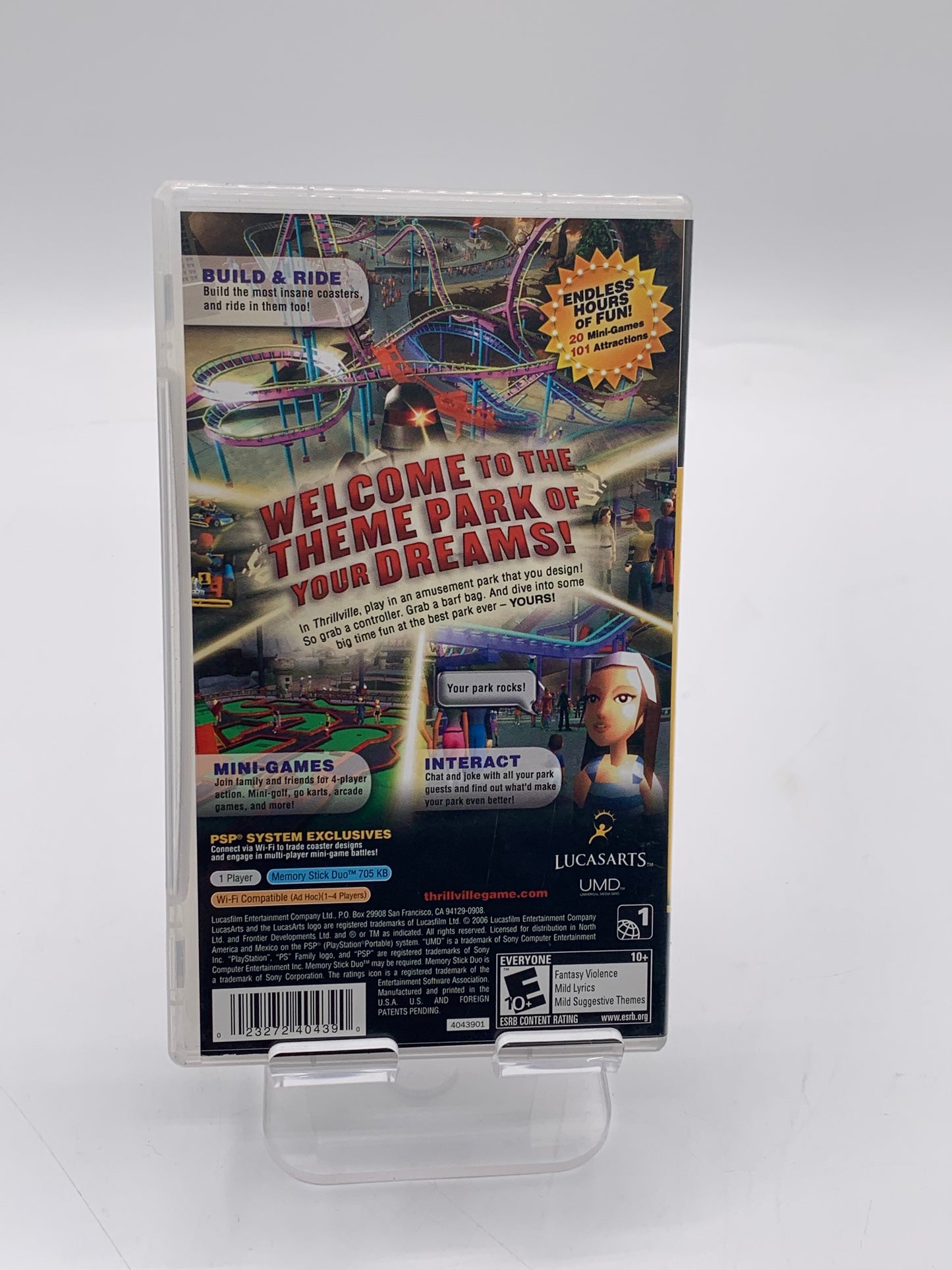 PSP Thrillville Video Game - Free shipping!