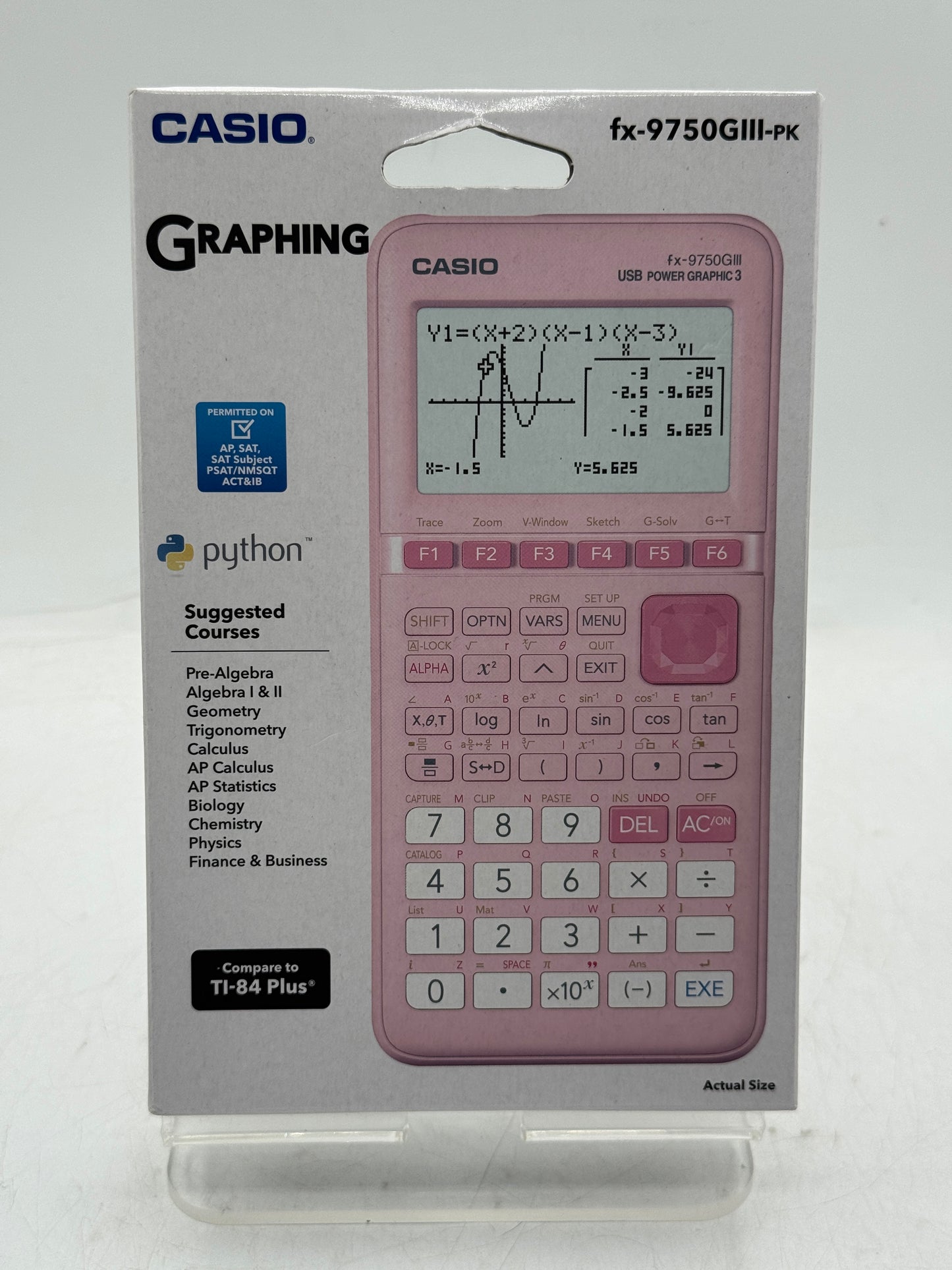 Casio FX-9750GIII Graphing Calculator Pink - New In Box Free Shipping