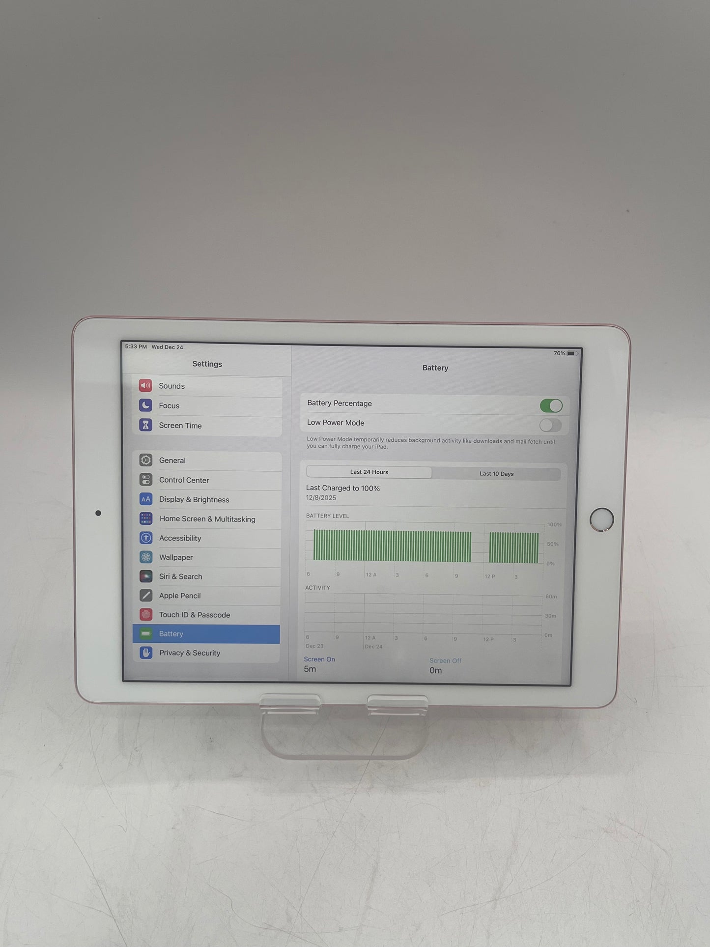 Apple iPad Pro 9.7" A1673 (2016) 32GB Pink WiFi + Cellular Tablet