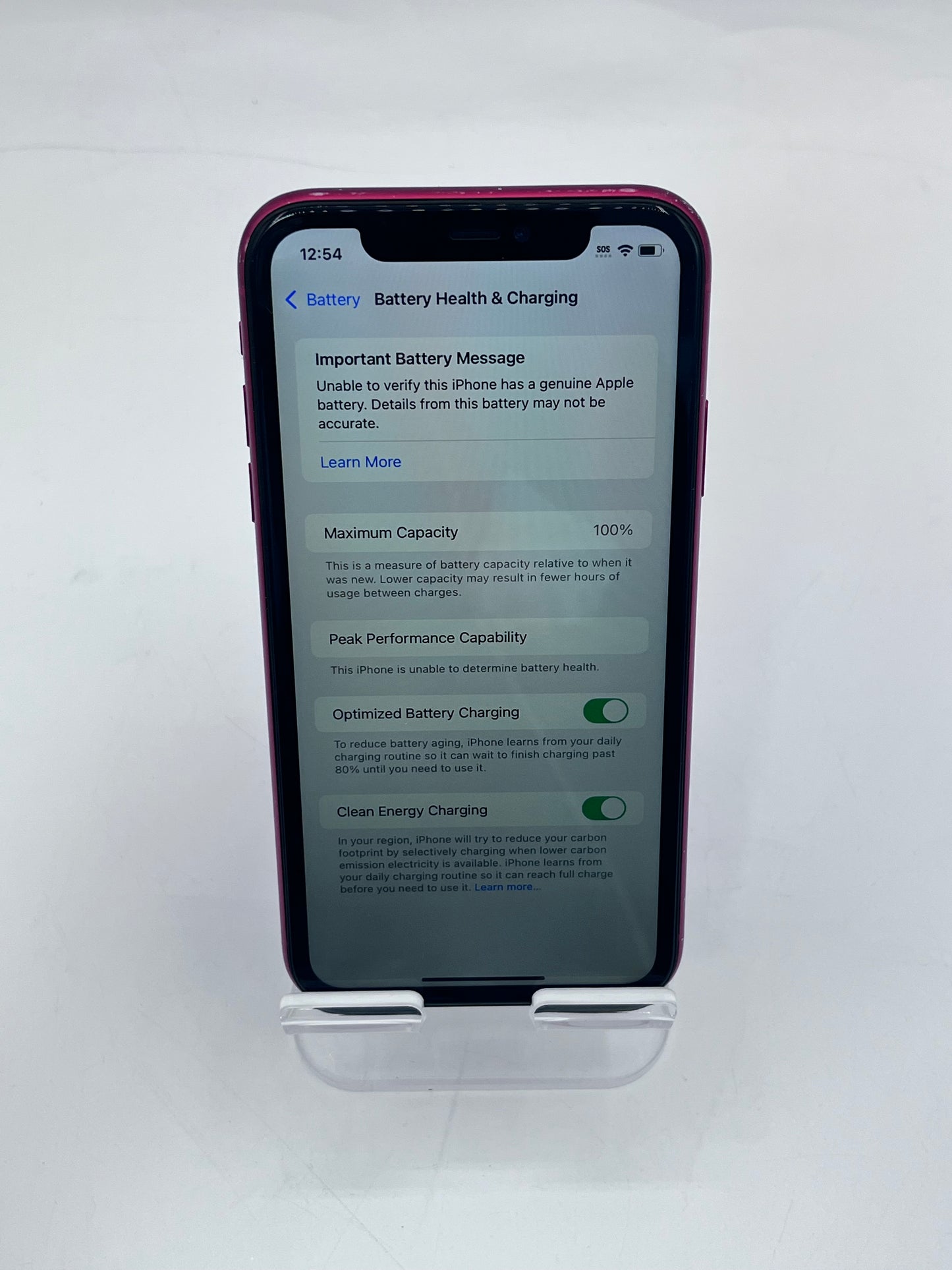 Unlocked Apple iPhone 11 6.1" 64GB 4GB MWJG2LL/A A2111 - Red
