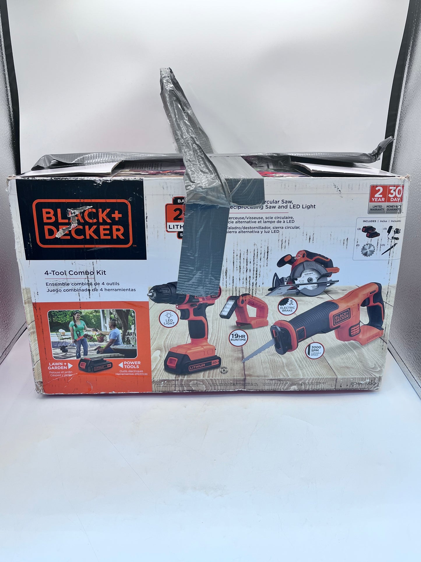 Black and Decker BLACK+DECKER D4KITCDCRL 20V MAX 4-Tool Lithium Cordless Combo