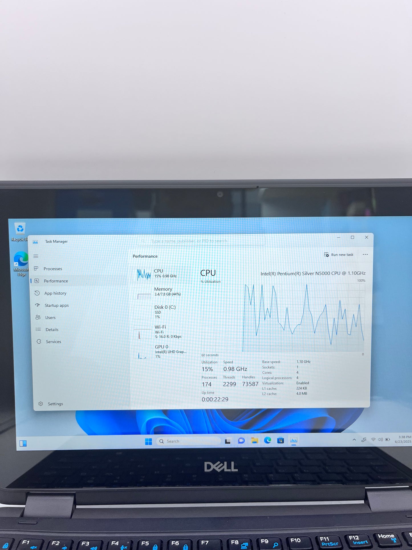 Dell Latitude 3190 Intel Pentium N5030 4GB  128GB - Silver