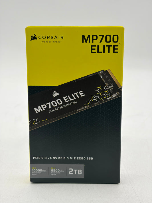 CORSAIR Elite MP700 2TB PCIe Gen5 x4 NVMe M.2 2280 SSD 10000MB/s Black NEW