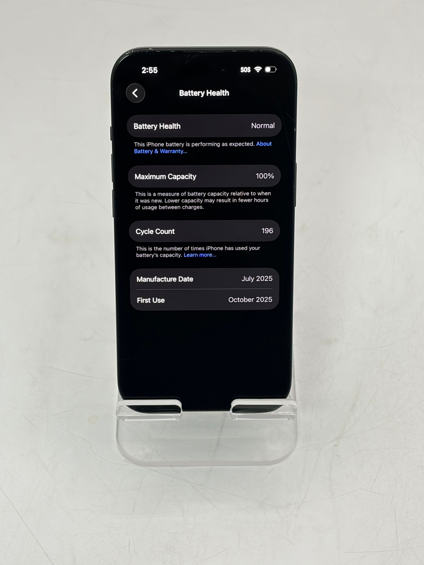 T-Mobile Only Apple iPhone 15 128GB A2846 MTLV3LL/A Black 100% Battery READ