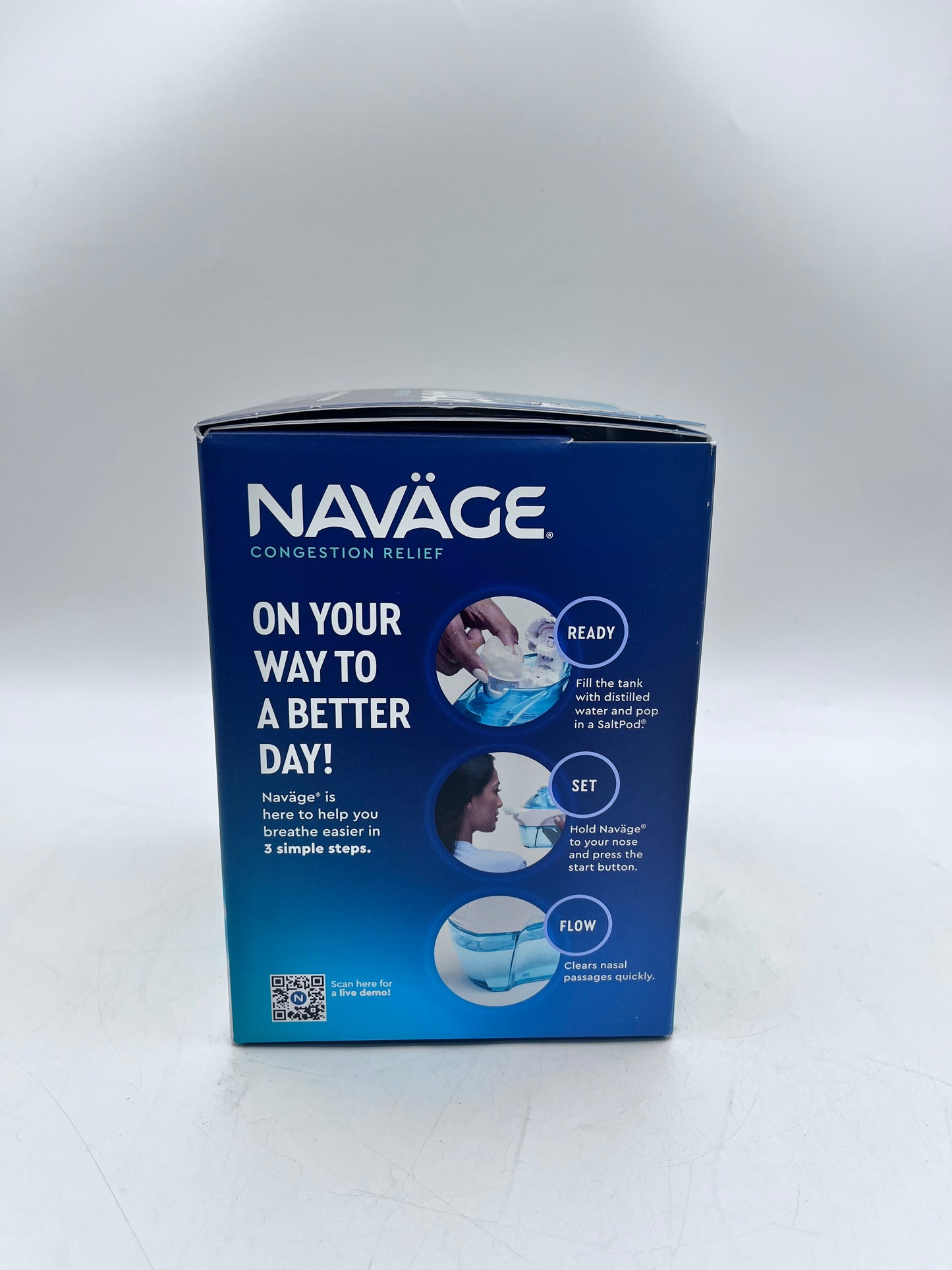 Navage Congestion Relief Blue