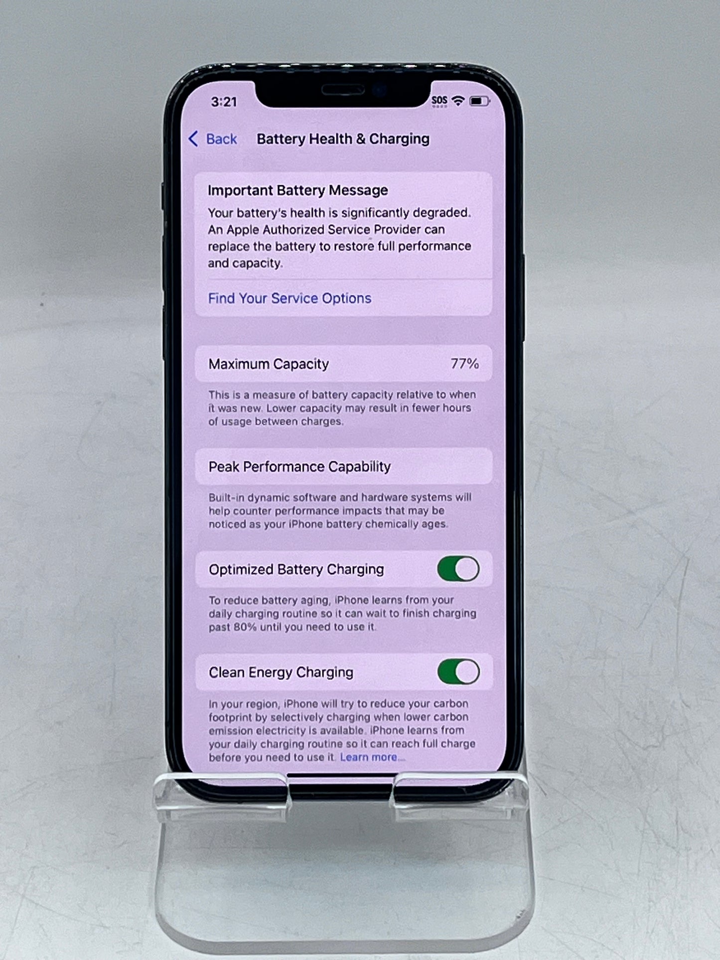 Apple iPhone 12 Pro Graphite (256GB, 6GB RAM, GSM+CDMA, Unlocked)