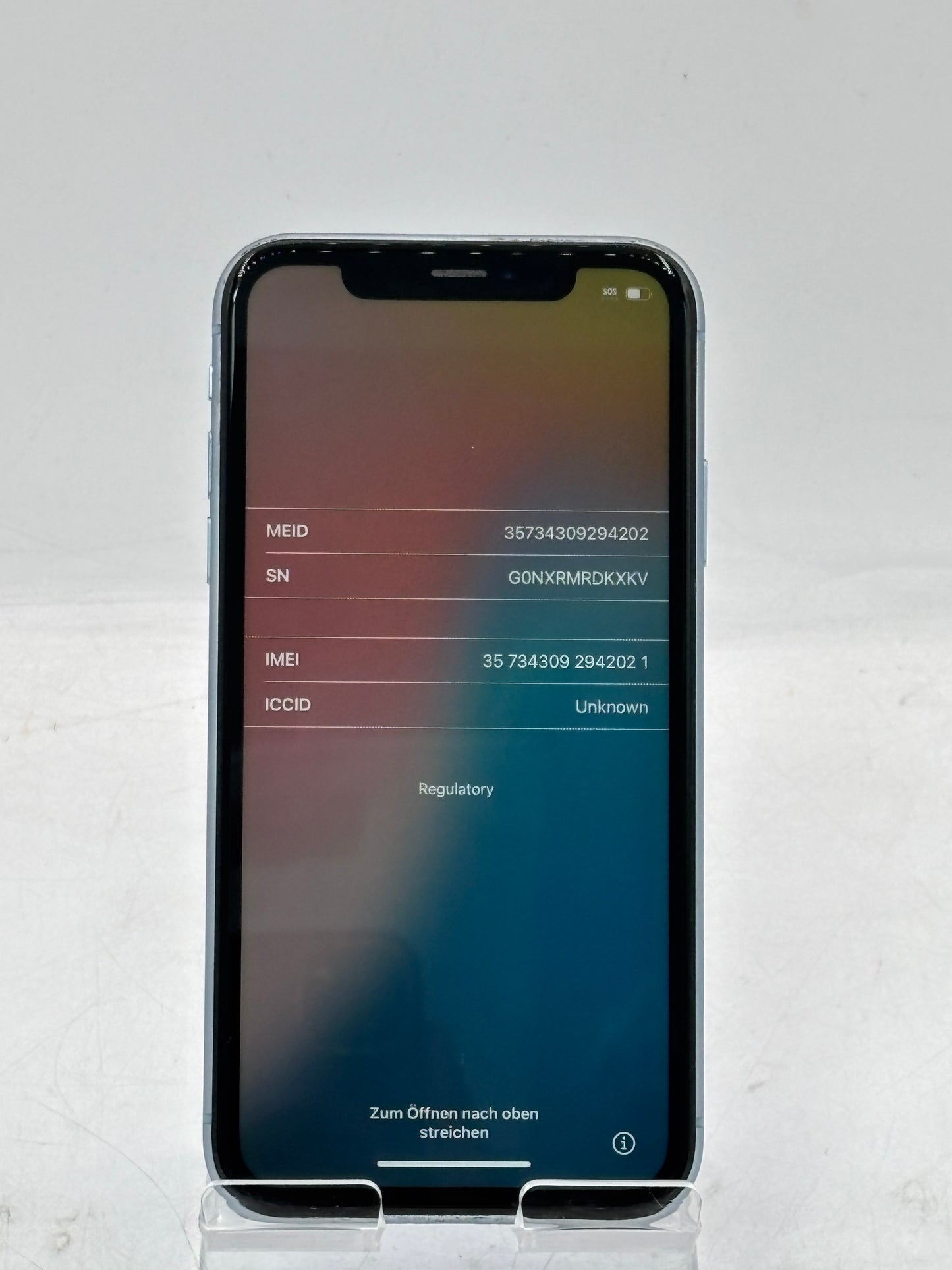 Unlocked Apple iPhone XR A1984 MRYX2LL/A 64GB Smart Phone Blue
