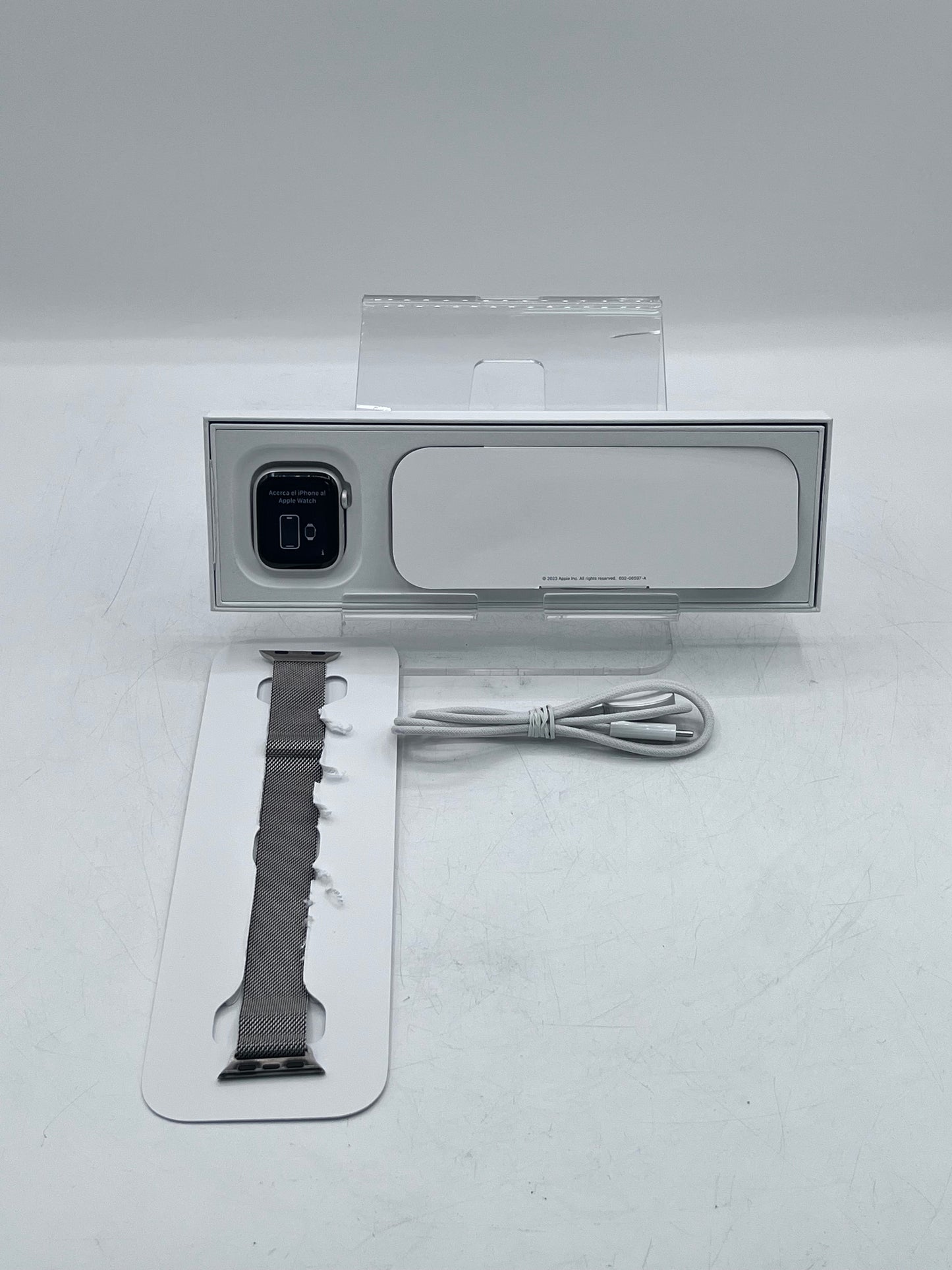 Apple Watch Series 9 [GPS 41mm] Starlight Aluminum Case 100% BH