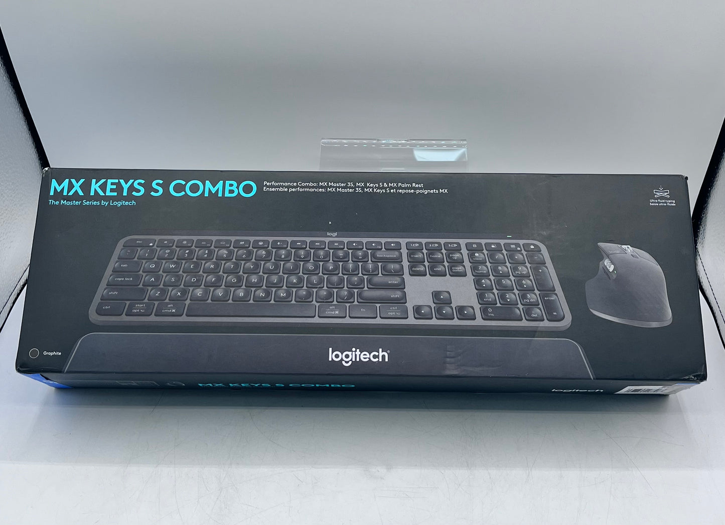 Logitech MX Keys S Combo Wireless Bluetooth Keyboard Set 920-012274- Black