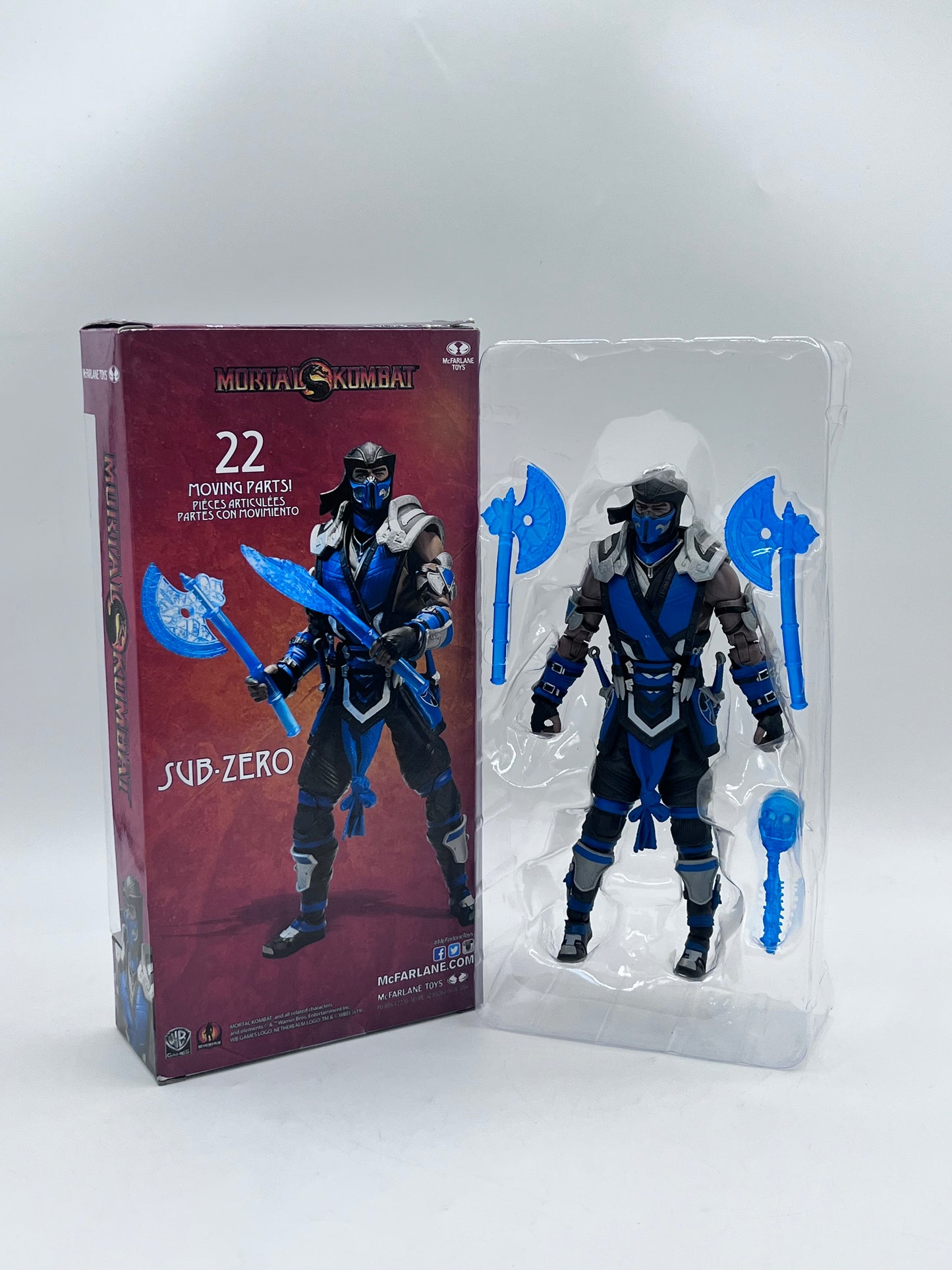 McFarlane Toys Mortal Kombat 11 Sub-zero 7iInch Action Figure - ID11002-9 Free Shipping