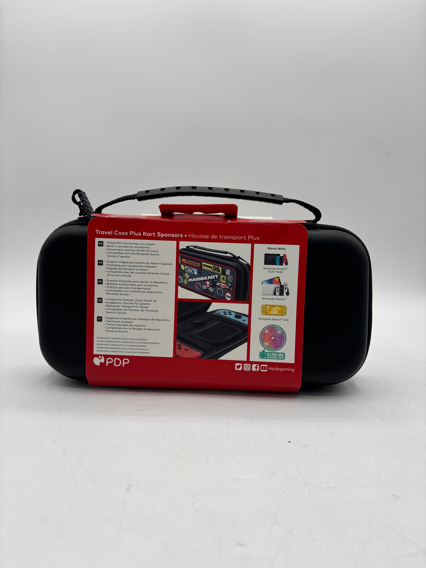 PDP Travel Case Plus--Nintendo Switch (Mario Kart Edition, Black)