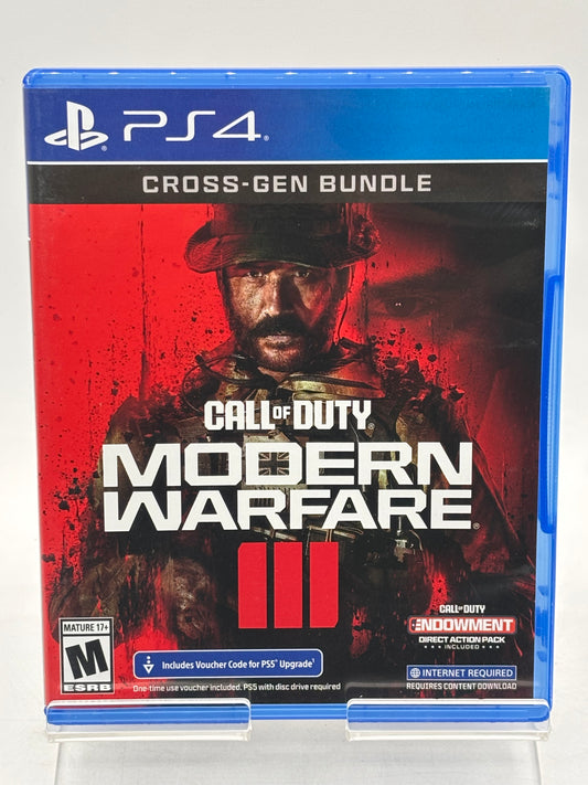 SONY CALL OF DUTY MODERN WARFARE III, PlayStation 4 (FREE SHIPPING)