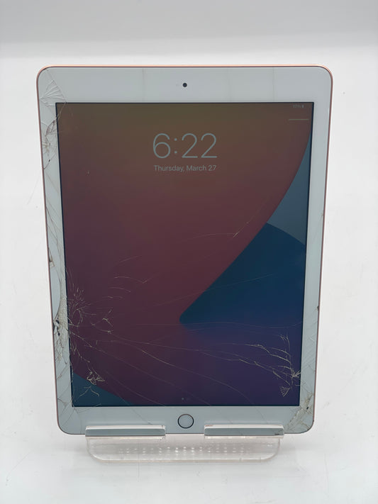 Apple iPad (6th Gen) A1893 (2018) White - Broken, 32GB WiFi, Cracked Screen