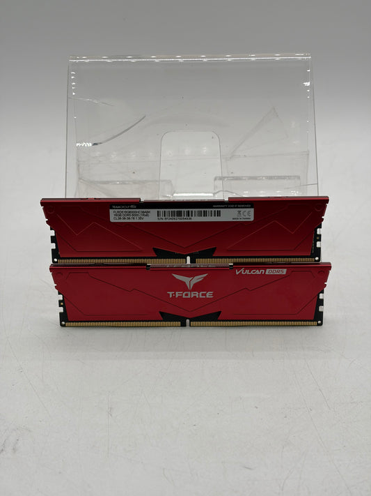 TEAMGROUP T-Force Vulcan DDR5 32GB (2x16GB) 5200MHz PC5-41600 Desktop Memory