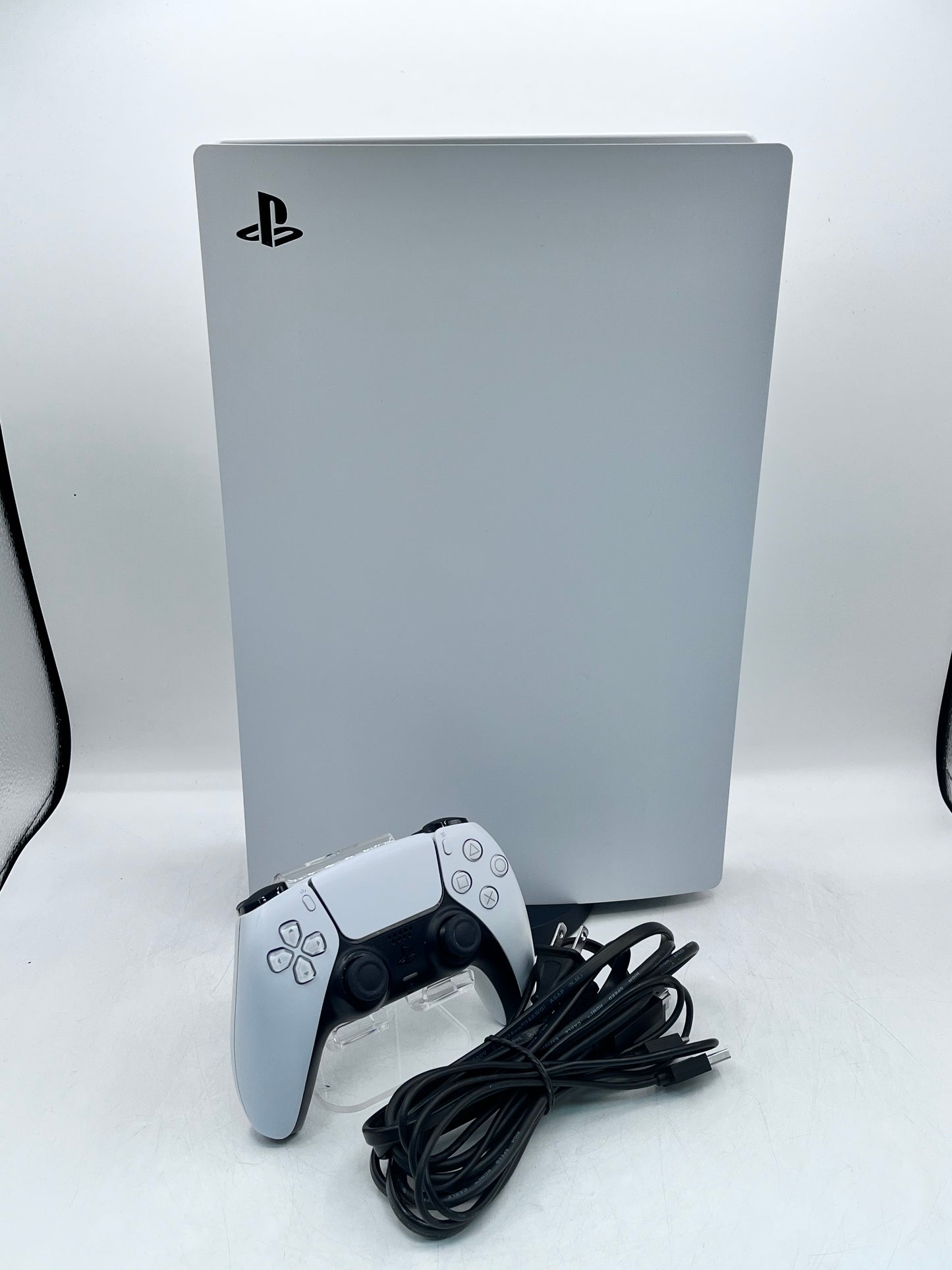 Sony PlayStation 5 Digital Edition (CFI-1015B)  Bundle with Controller & Cables - White