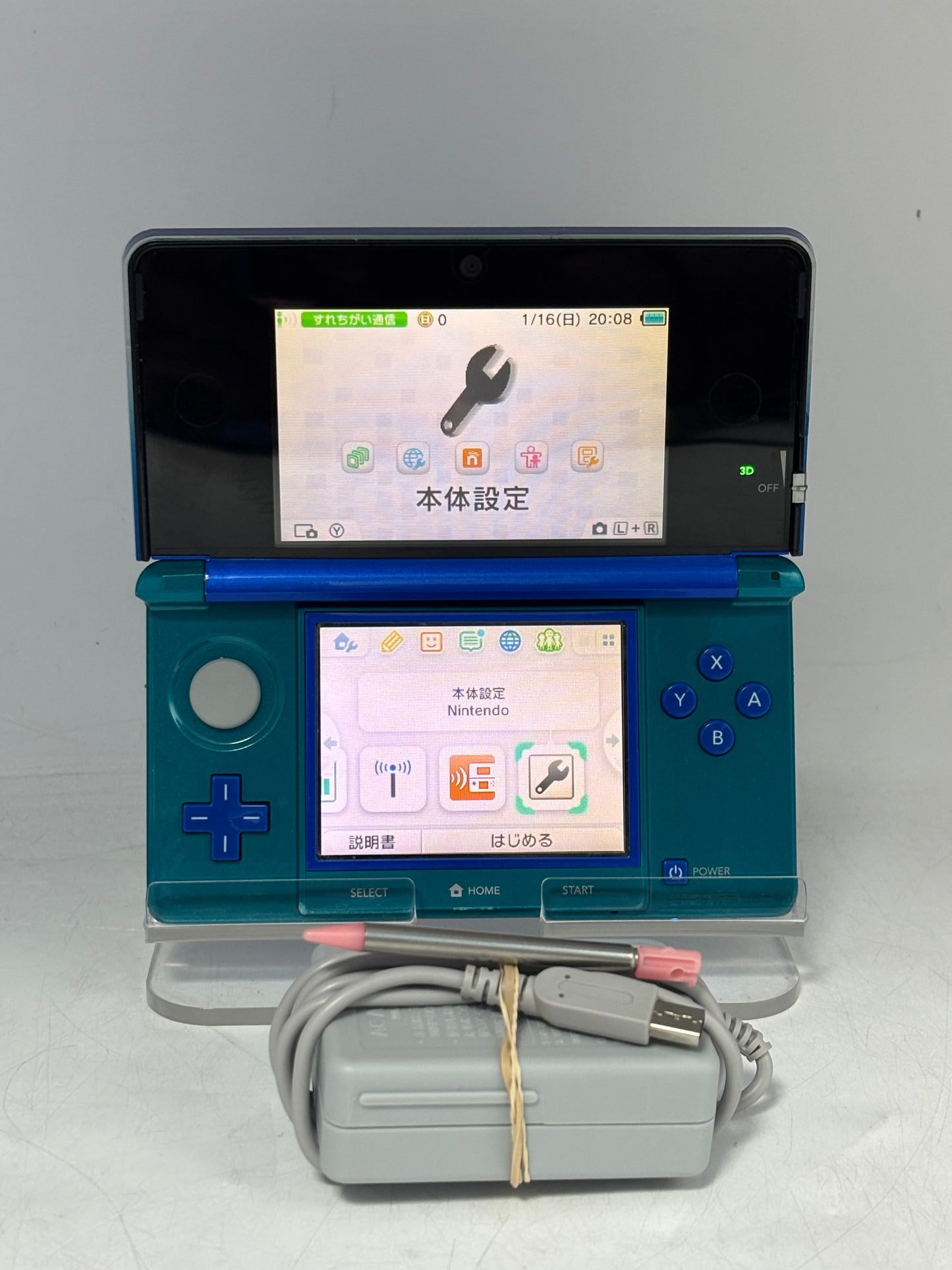 Nintendo 3DS CTR-001 (JPN) 2GB, 2011 (Blue)