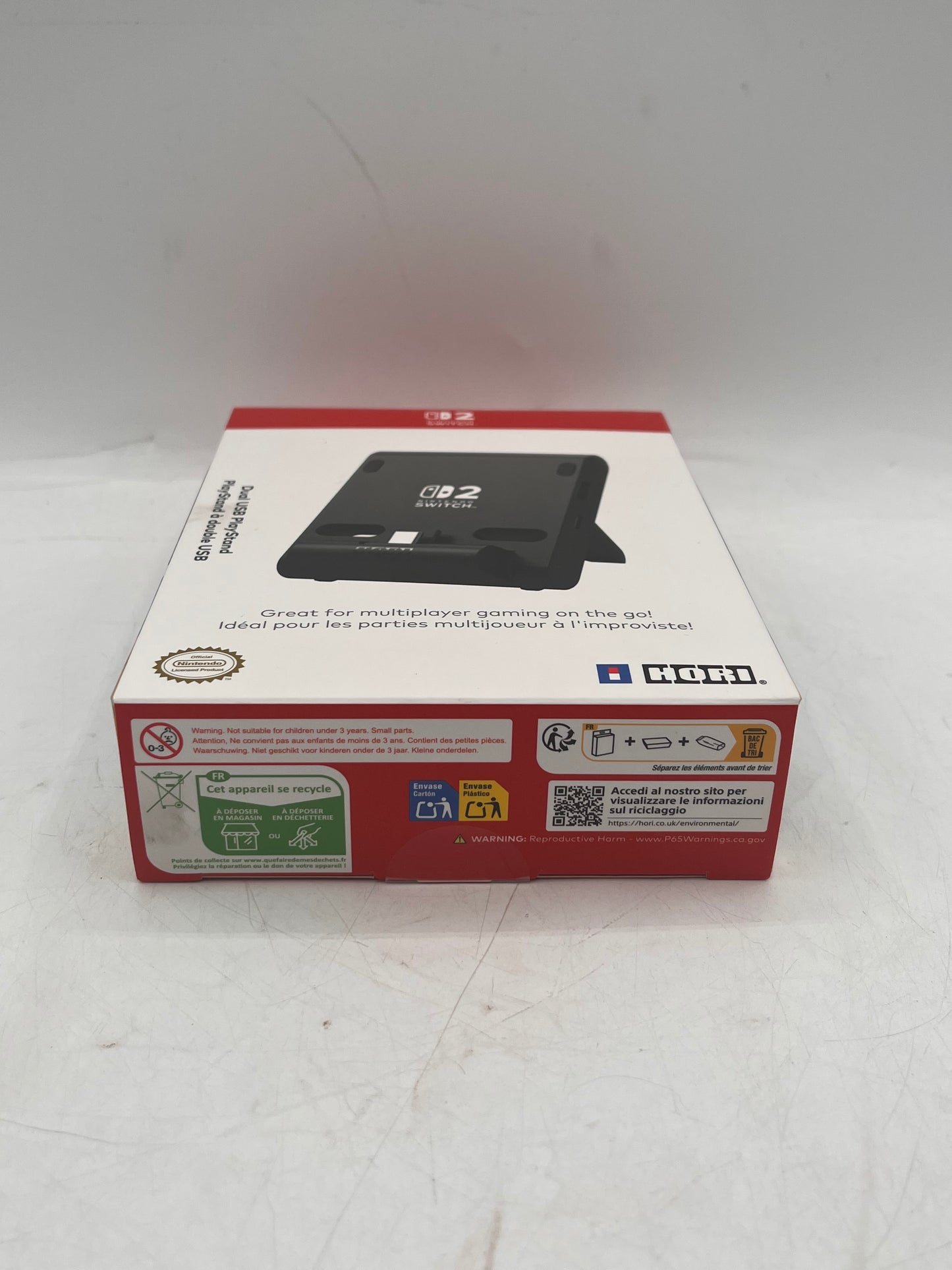HORI Dual USB PlayStand for Nintendo Switch 2 - Black