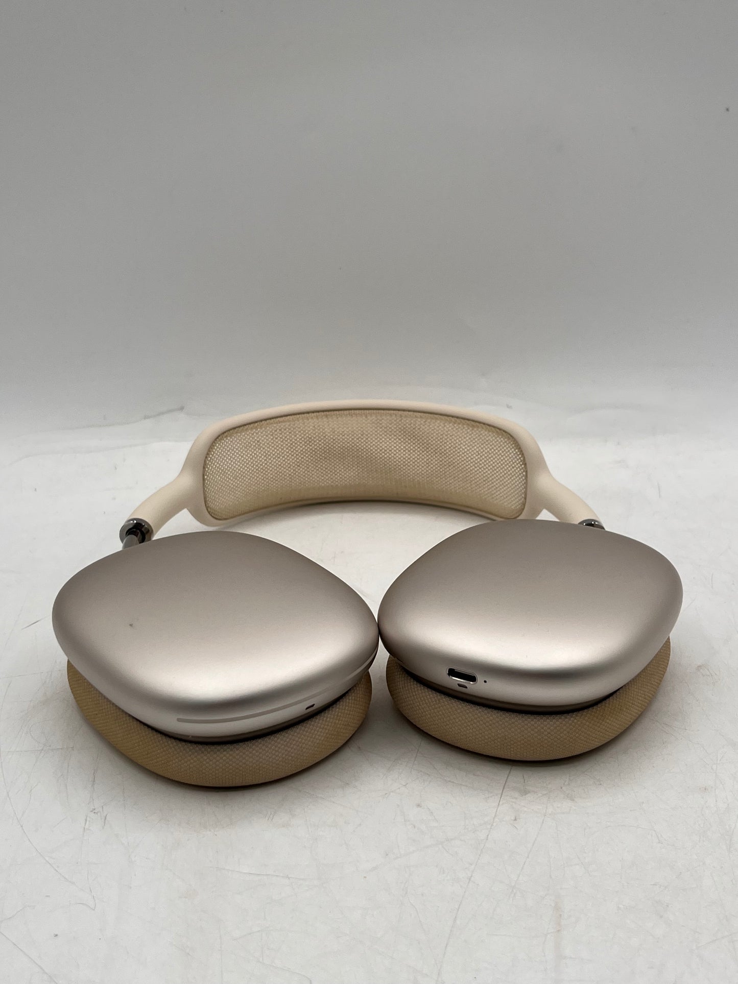 Apple AirPods Max A3184 USB-C Over-Ear Headphones Starlight Tested Free Shipping