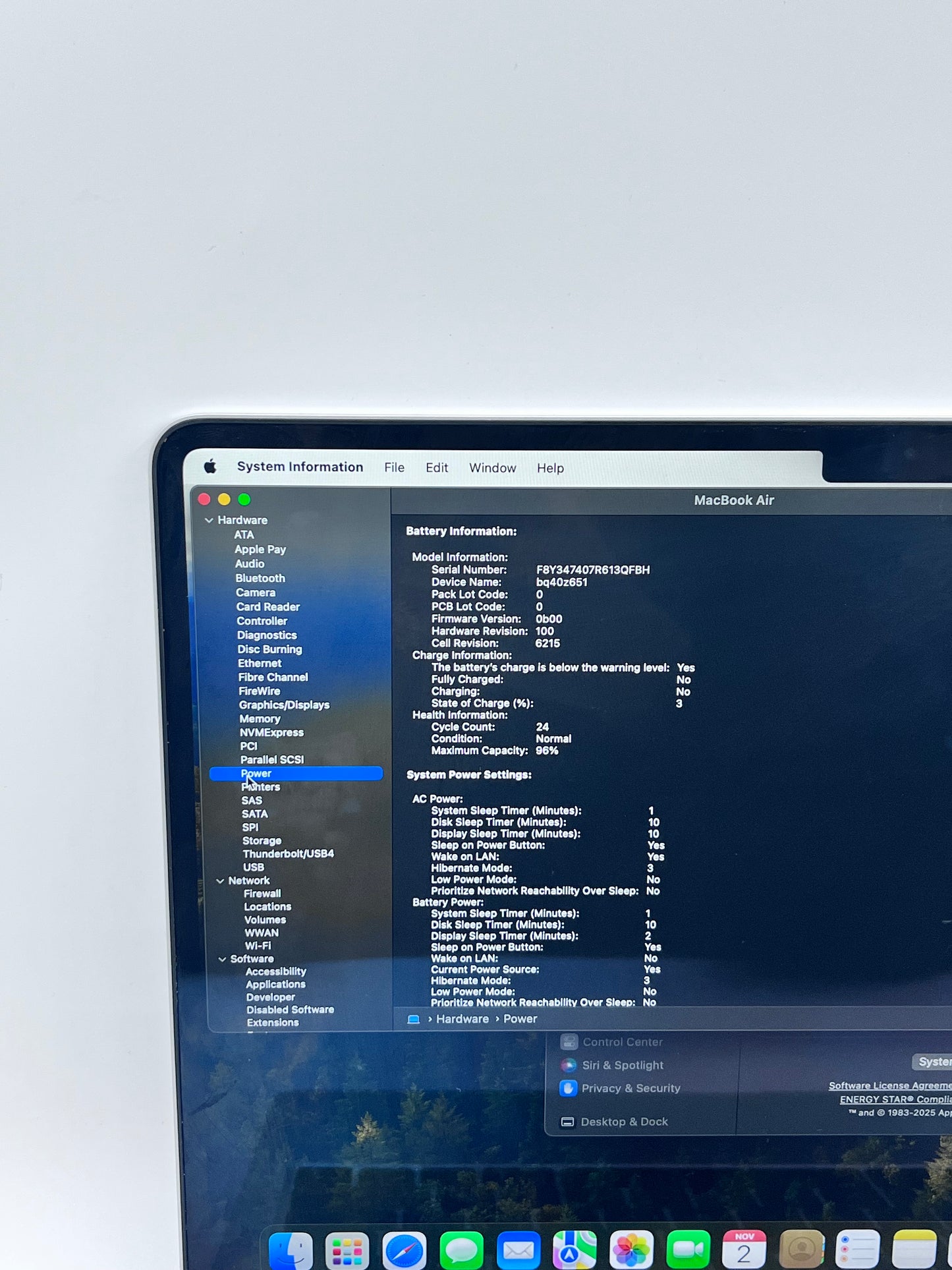 2022 Apple MacBook Air 13.3" 8C M2 8C GPU 8GB 256GB A2681 REMOTELY MANAGED