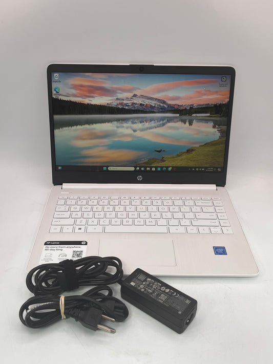 HP 14-DQ0052DX  Laptop Intel Celeron 4GB 64GB White