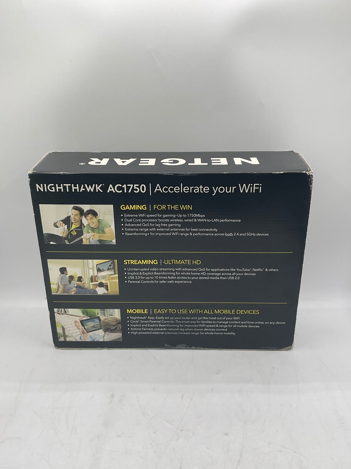 NETGEAR Nighthawk R6700 AC1750 Smart WiFi Wireless Gigabit Router