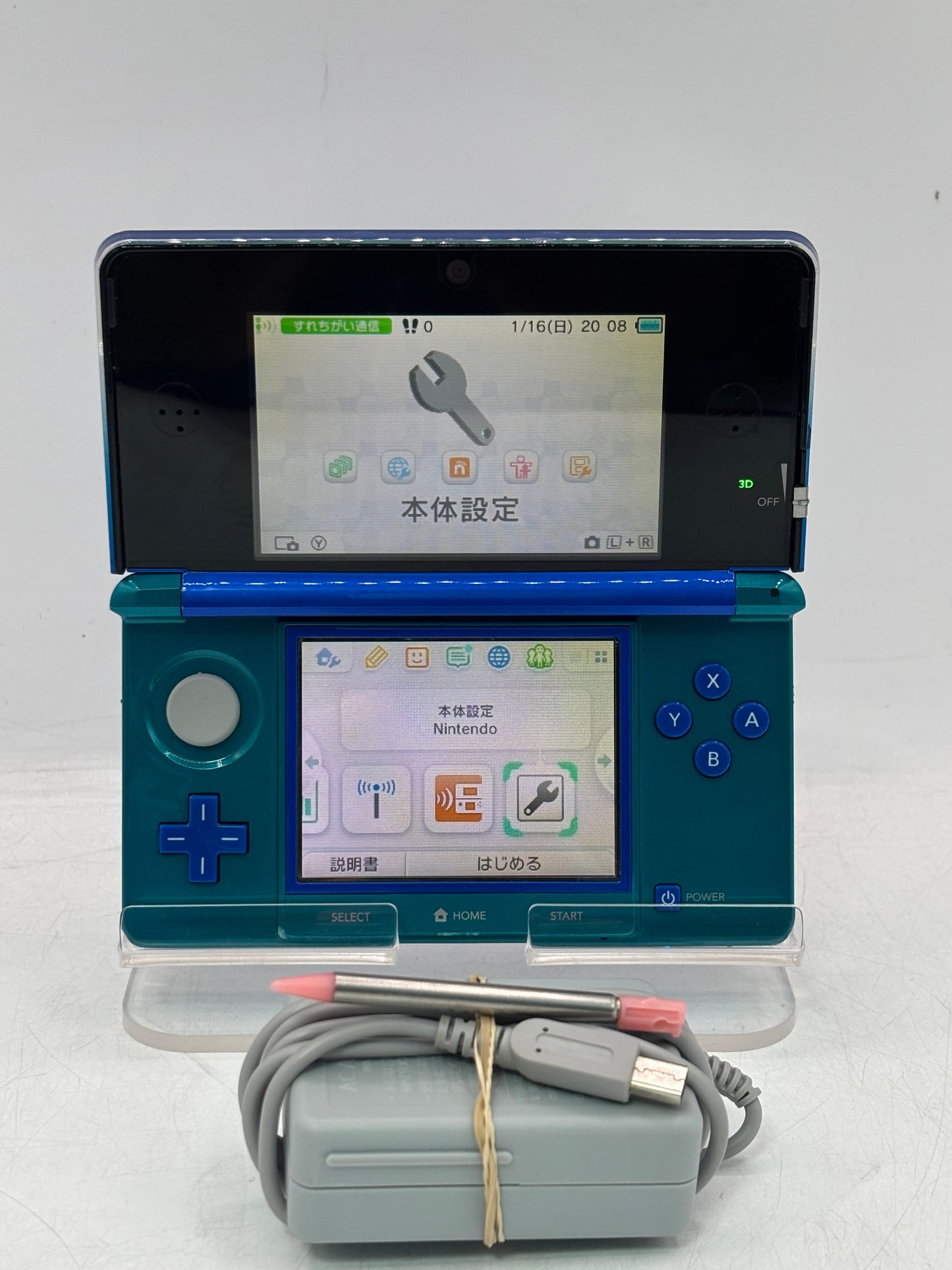 Nintendo 3DS CTR-001 (JPN) 2GB, 2011 (Blue)