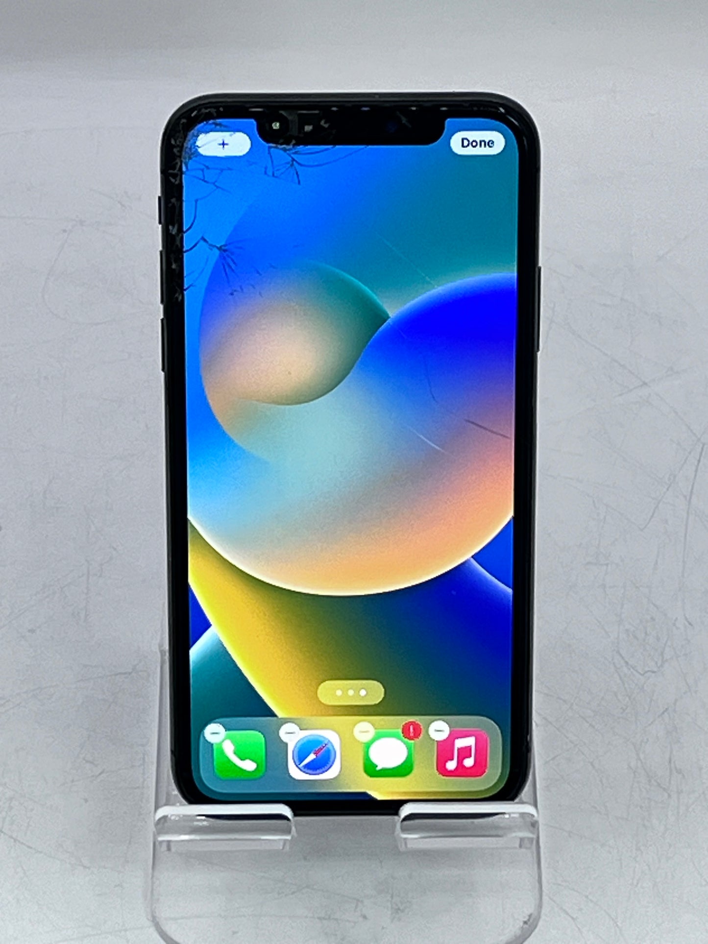 iPhone X Unlocked 64gb Cracked Screen Space Gray
