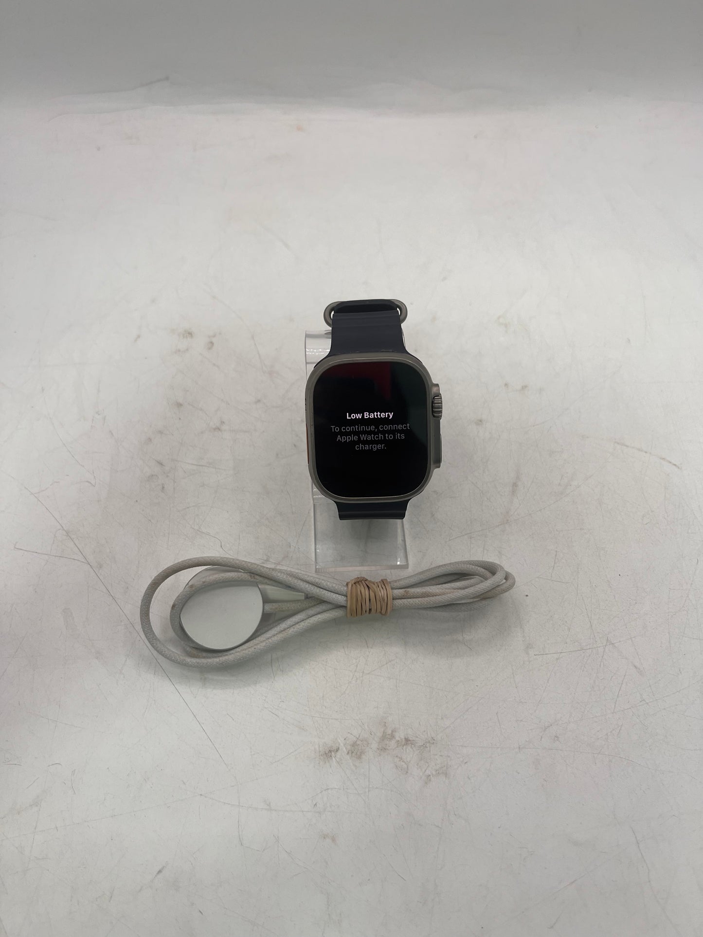 Apple Watch Ultra 2 A2986 49mm GPS + Cellular Unlocked Silver Titanium Smart Watch