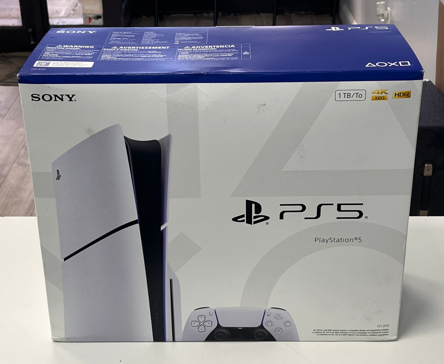 Sony PlayStation 5 Slim Disc (CFI-2115) 1TB Video Game Console - White