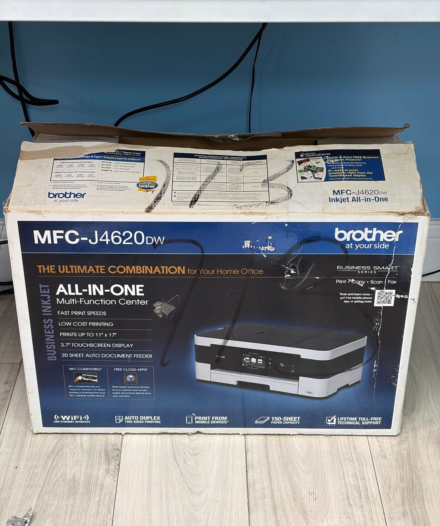 Brother MFC-J4620DW All-In-One Multi-Function Wireless Inkjet Printer