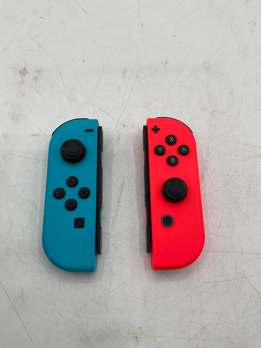 Nintendo Joy-Cons Pair Controller HAC-015/HAC-016 Neon Red/Blue