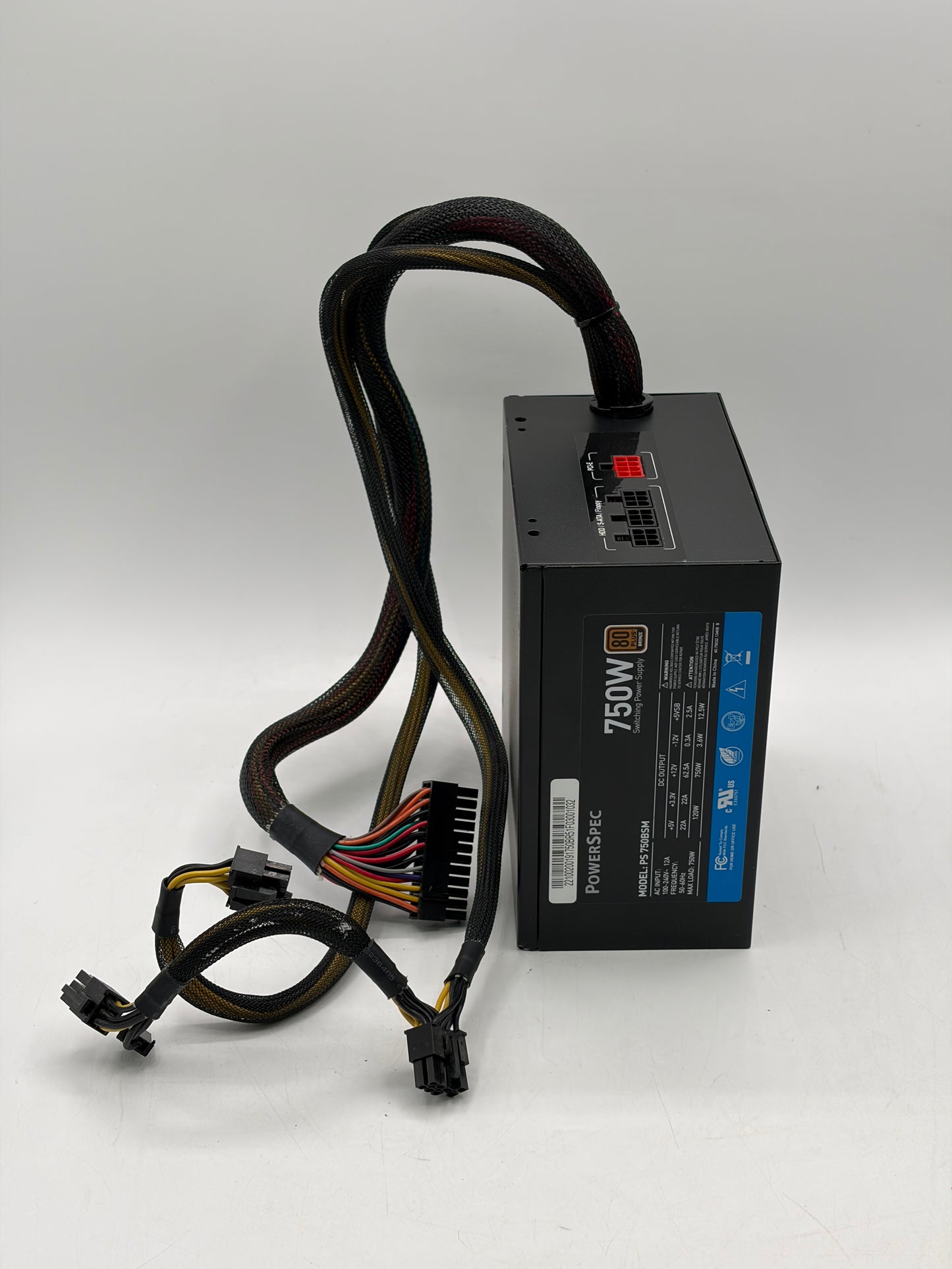 PowerSpec 750W Switching Power Supply Black