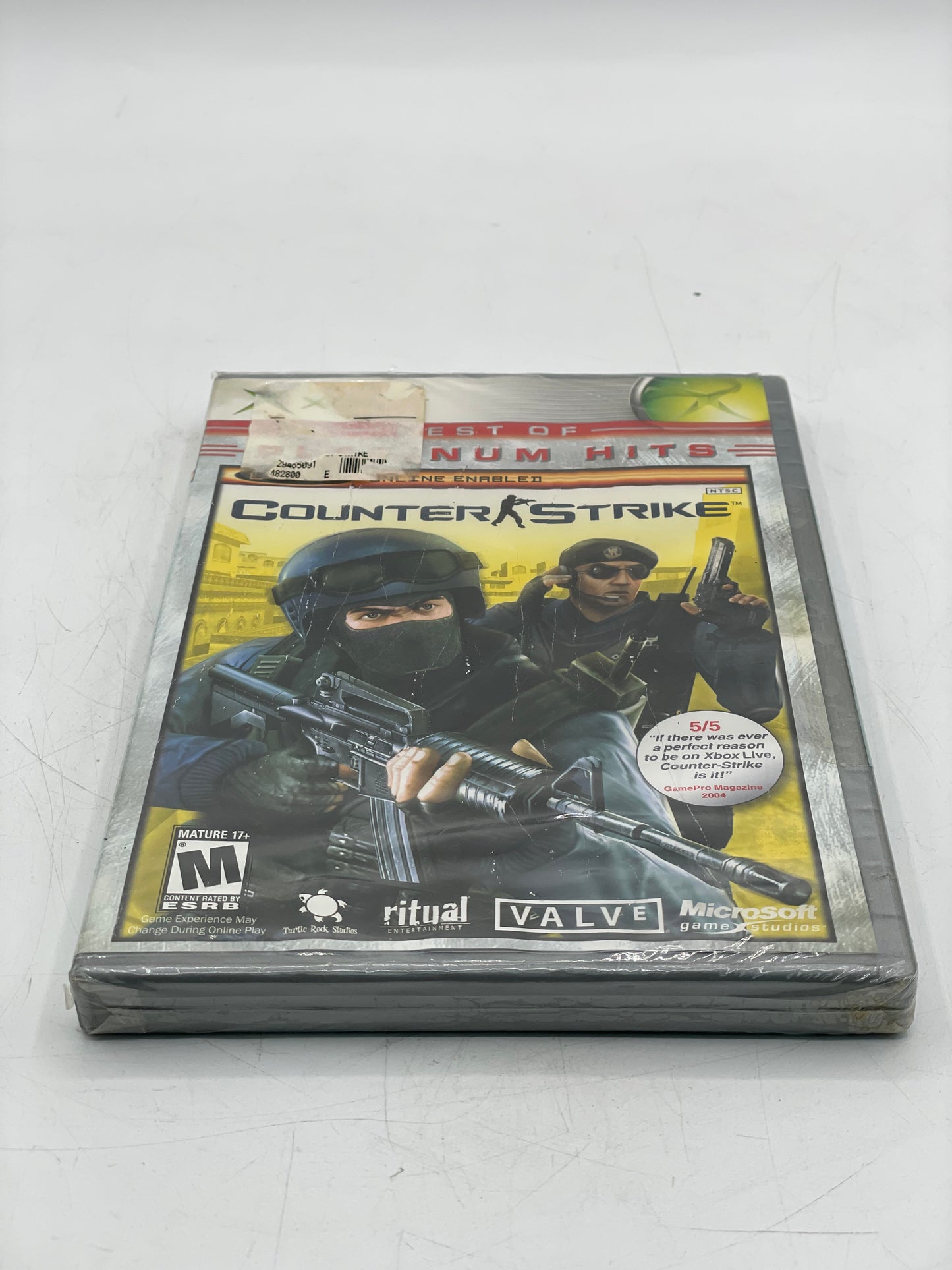 Counter Strike (Microsoft Xbox, 2003) Brand New Factory Sealed Black Label Platnium Hits