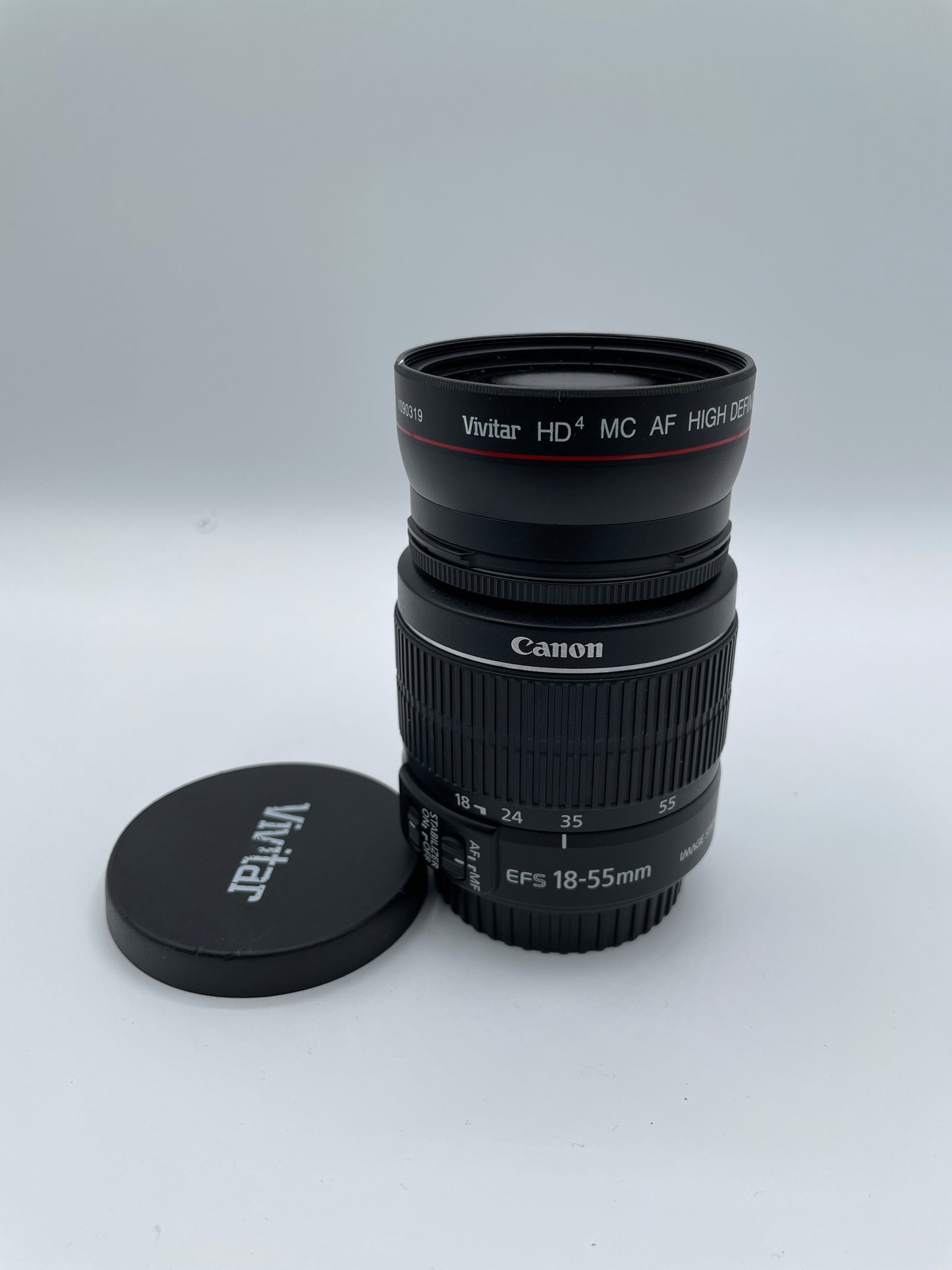 Used Canon Rebel T6 Digital Camera with EFS 18-55MM Lens, Accessories and Carrying Case
