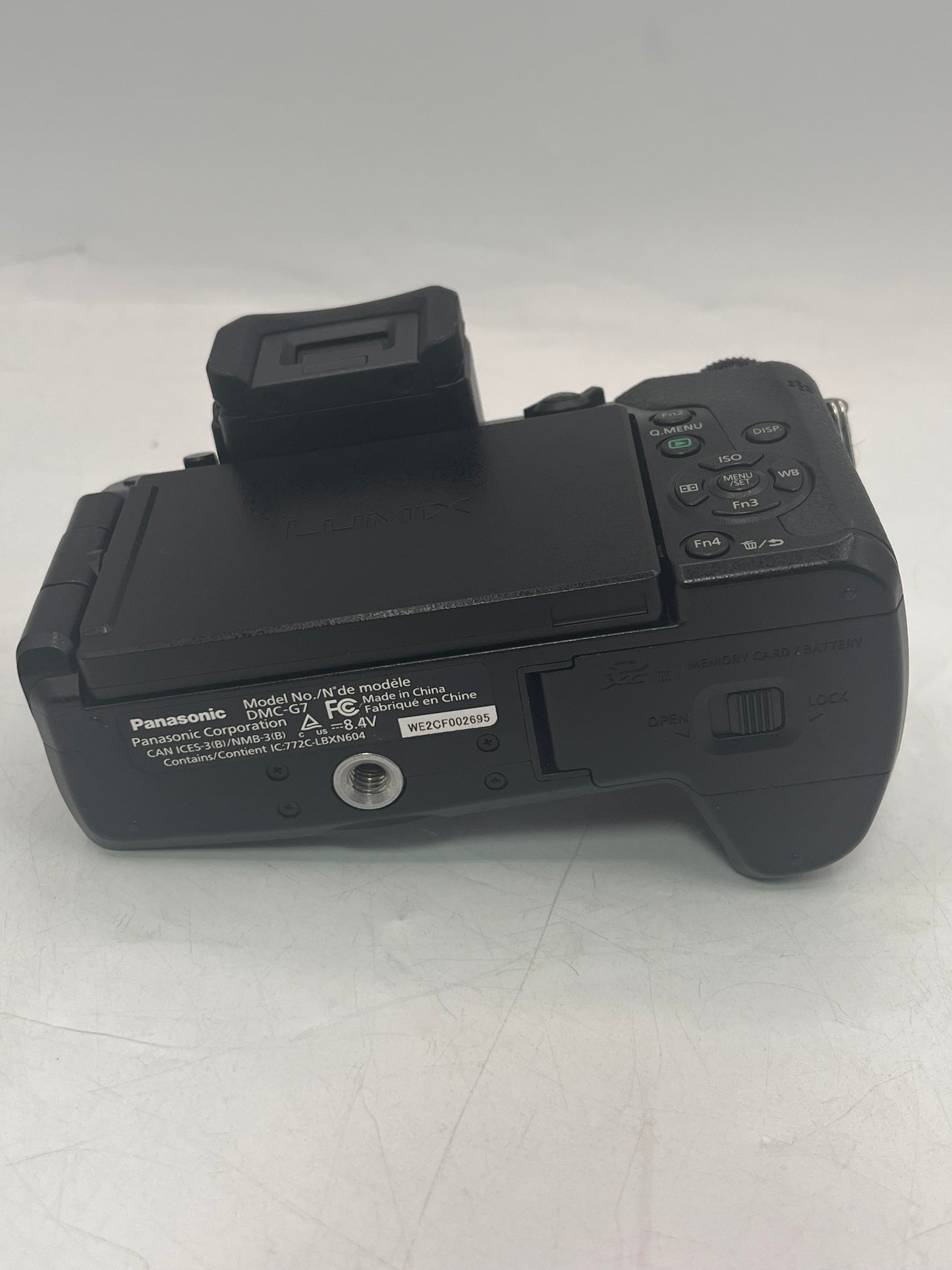 Panasonic Lumix DMC-G7 16MP 4K Mirrorless Camera Body Only - Black
