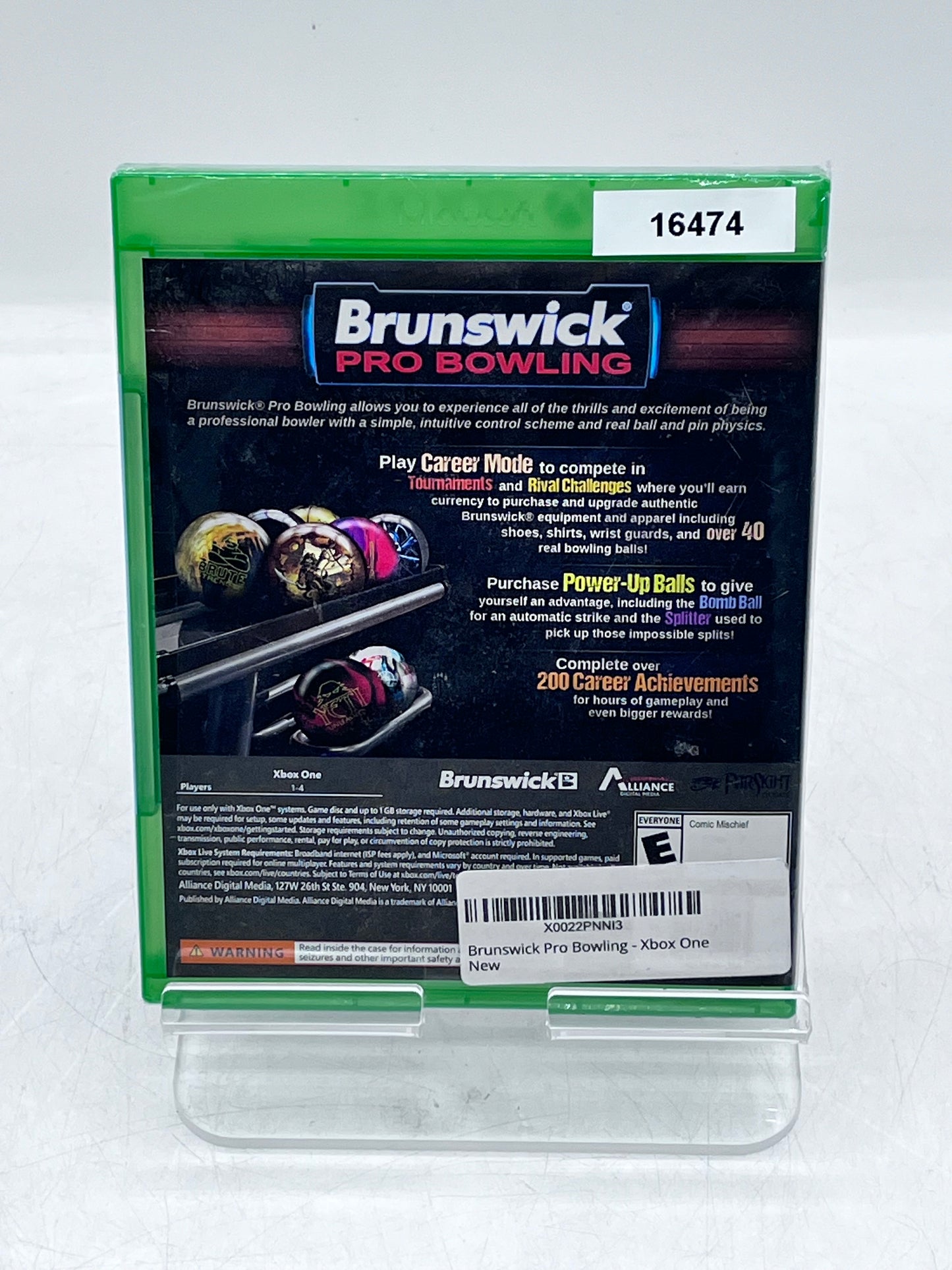 Brunswick Pro Bowling Xbox One Video Game